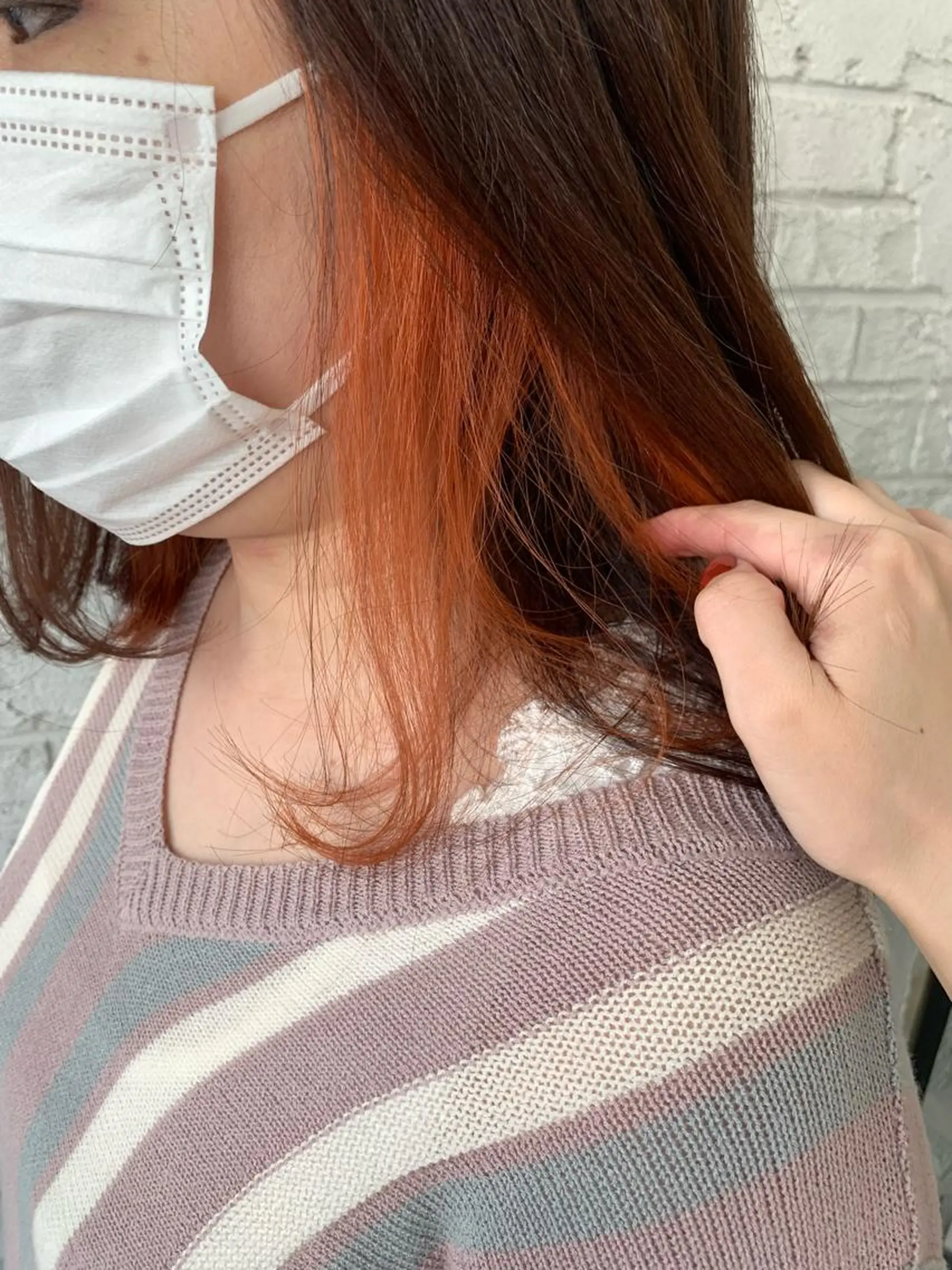 ミディアム カラー エクステ＆艶カラー 🎀YURINA🎀のヘアスタイル