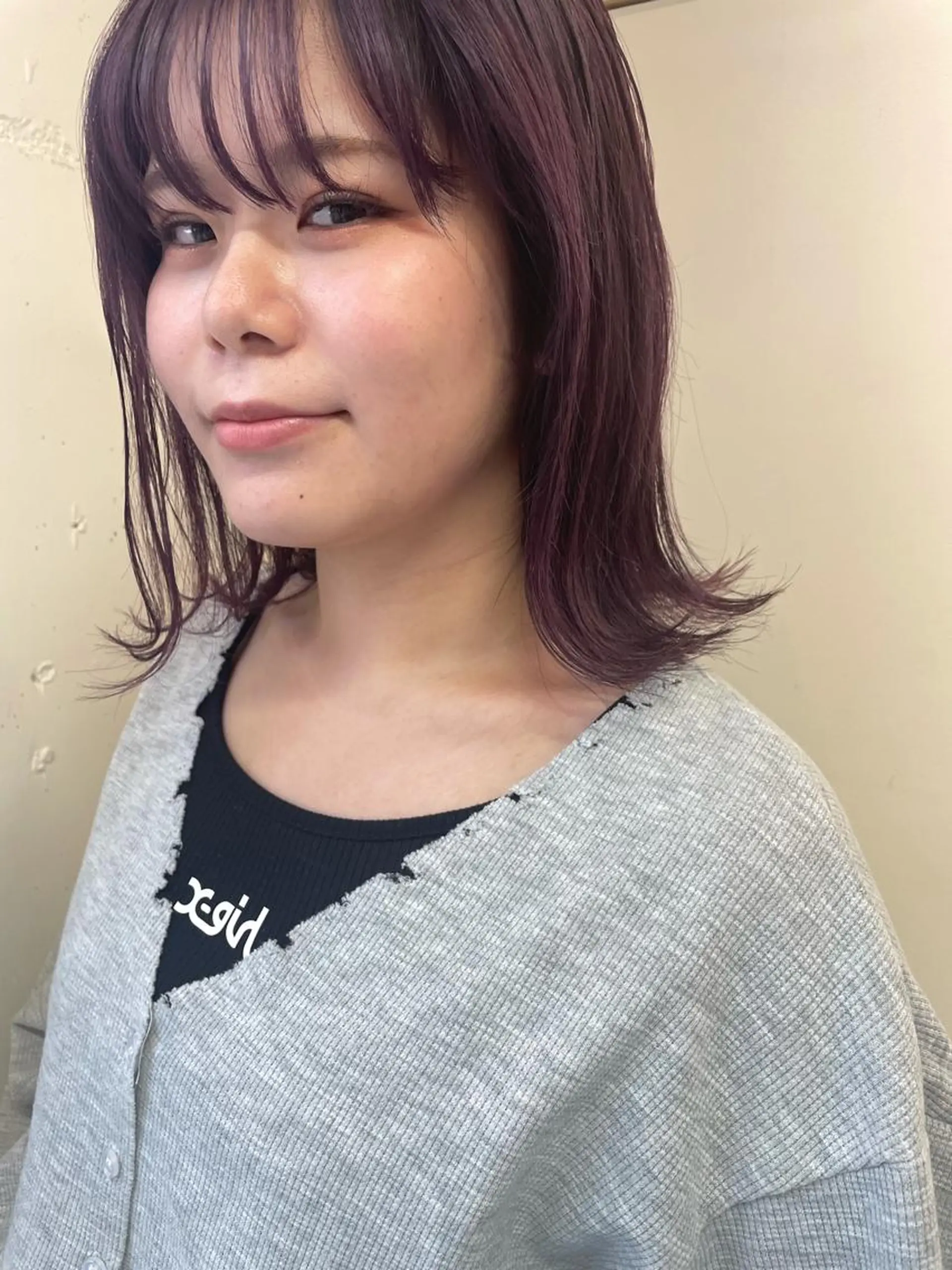 セミロング レイヤーカット/ 透明感カラーmikuのヘアスタイル