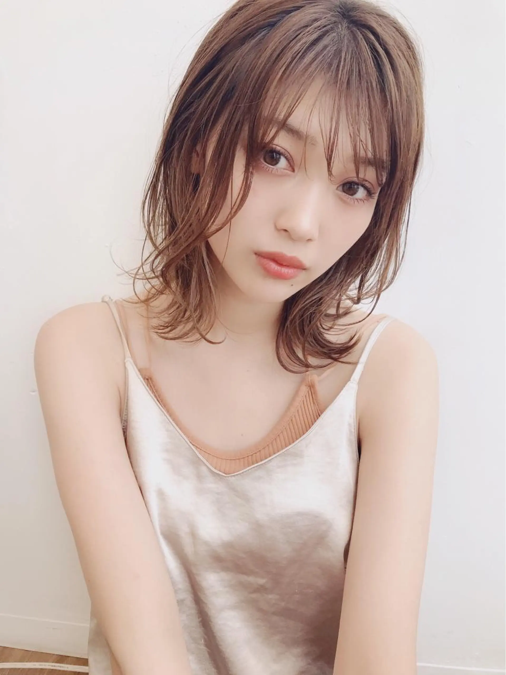 ミディアム 鎌倉 彩のヘアスタイル