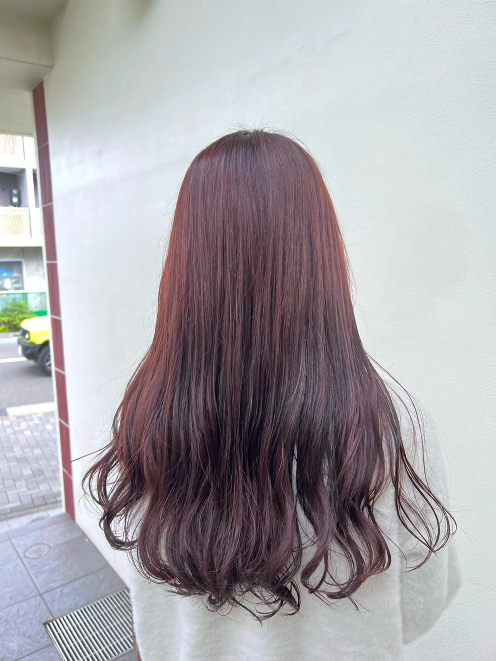 ロング カラー ヘアカラー トリートメント かわの ももな 💜ྀིのヘアスタイル