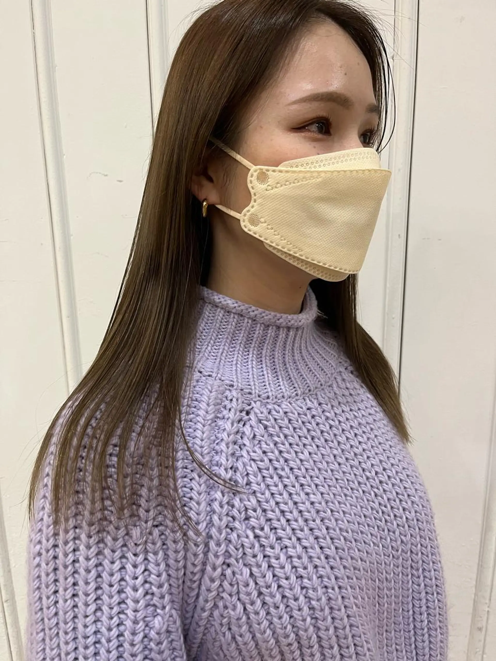 ロング カラー ベージュカラー ブリーチ ブリーチなしカラー GO TODAY シェアサロン 表参道Flos店所属・nishi fuyumiのヘアスタイル