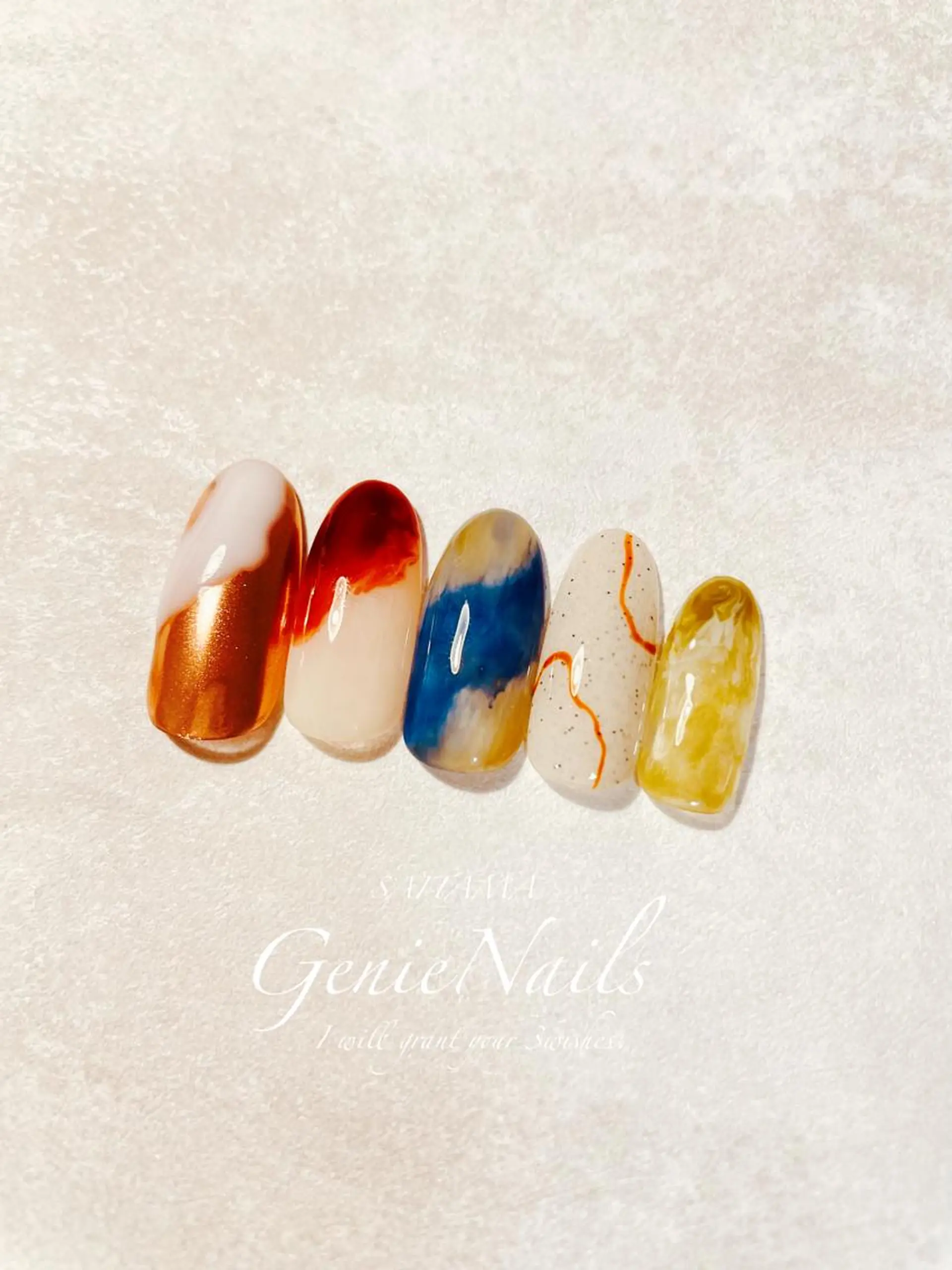 ネイル ニュアンスネイル Genie Nailsのネイルデザイン