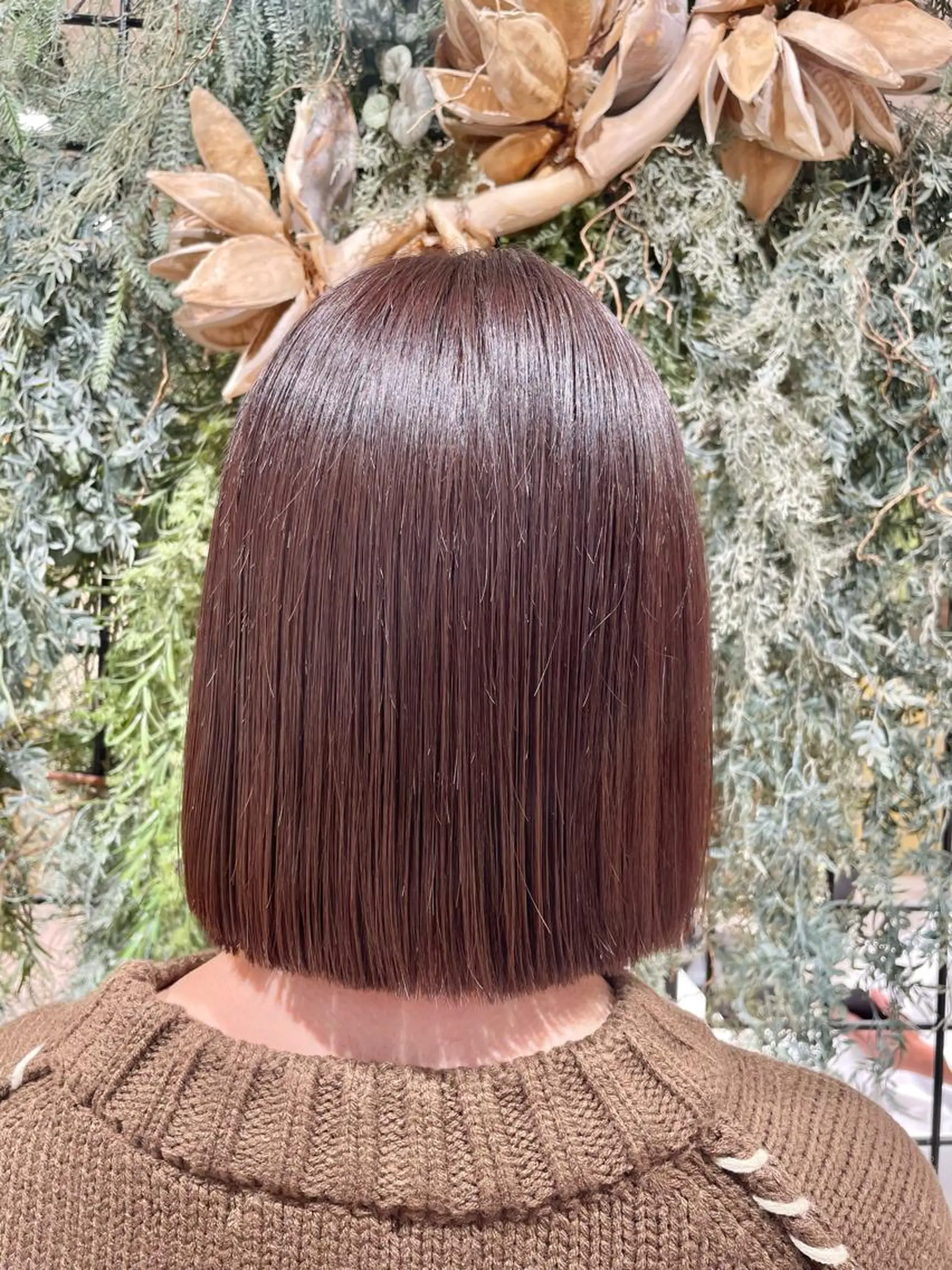 ミディアム カラー 切りっぱなしボブ ボブ 韓国マツエク/まつパ 🎀misaki🎀のマツエク・マツパデザイン