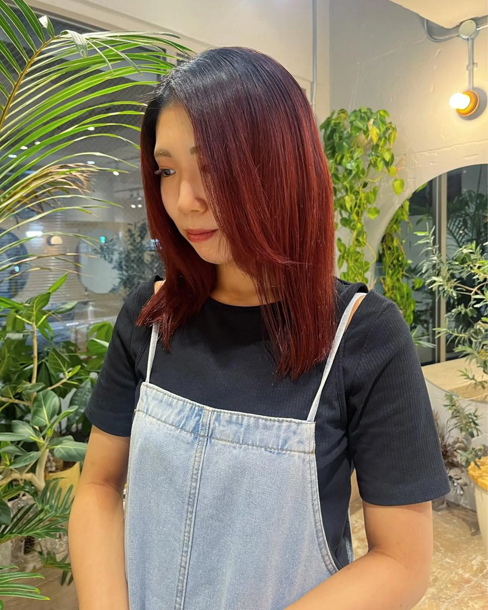 ミディアム カラー 🦖ミニボブ/ボブ /MOEKA🦕のヘアスタイル