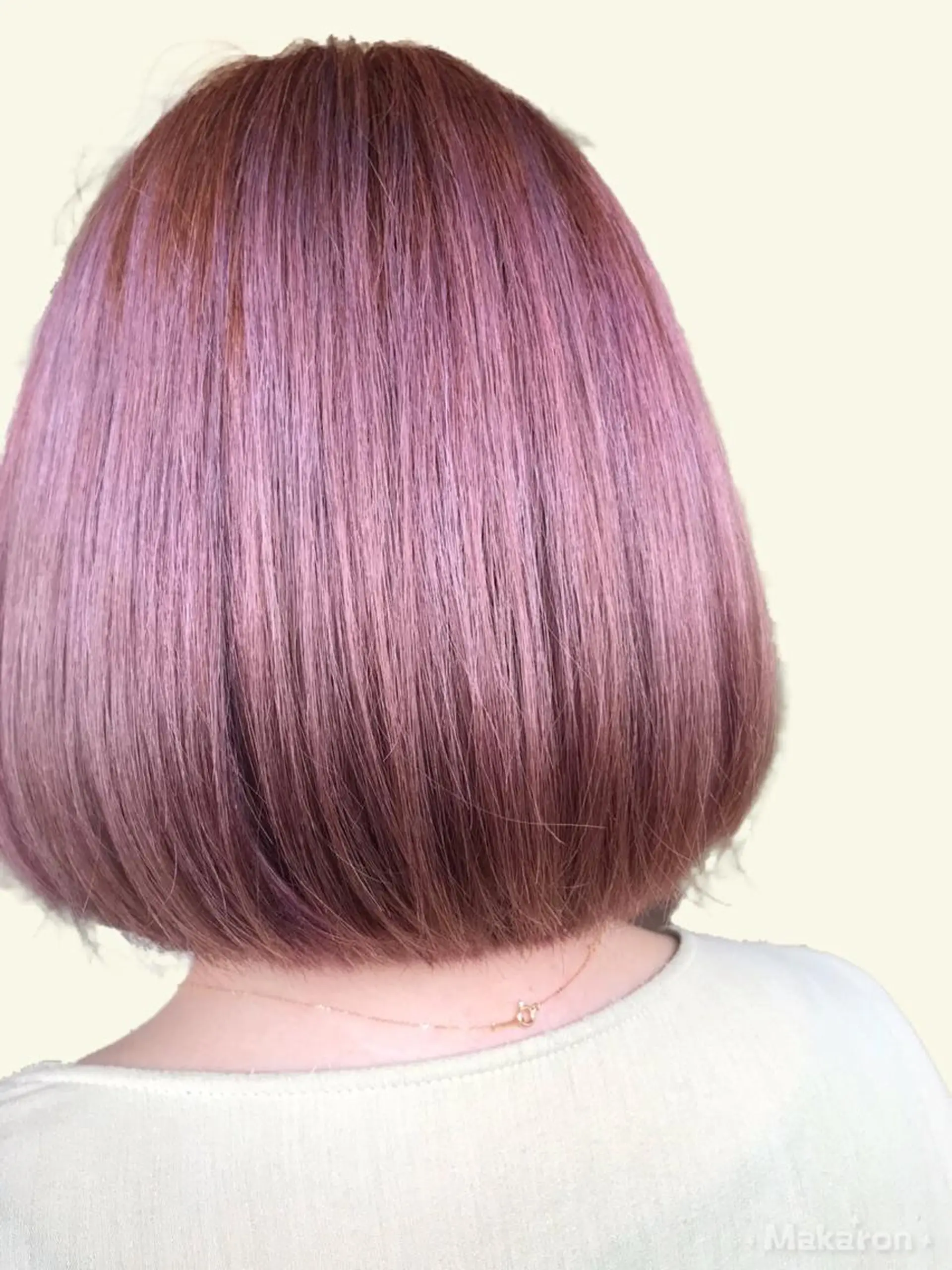 ミディアム カラー ブリーチ ケアブリーチ ピンクカラー hair works raptureのヘアスタイル