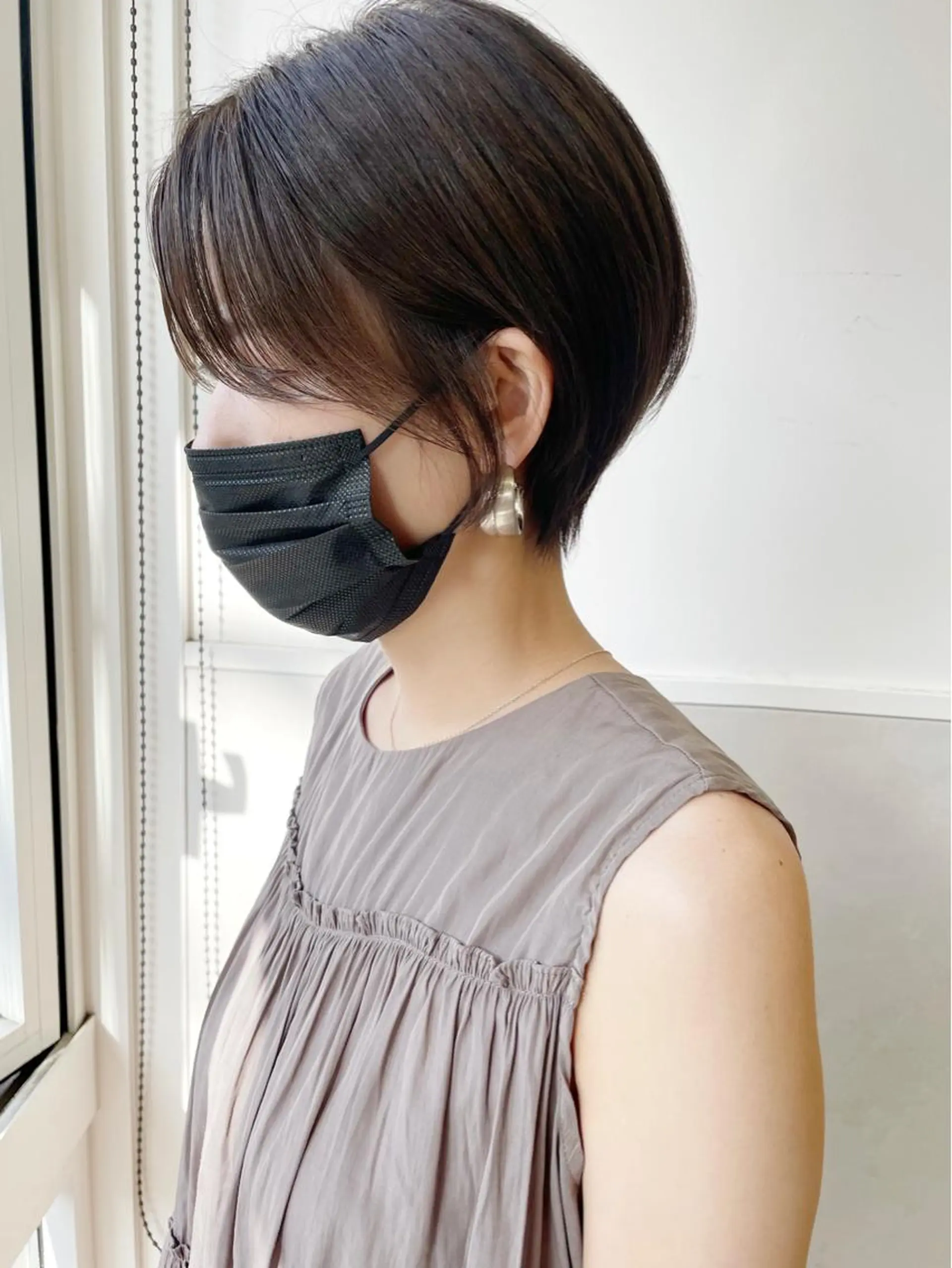 ショート カラー ハンサムショート ショートヘア カット ヘアカラー トリートメント 齋藤 咲のヘアスタイル