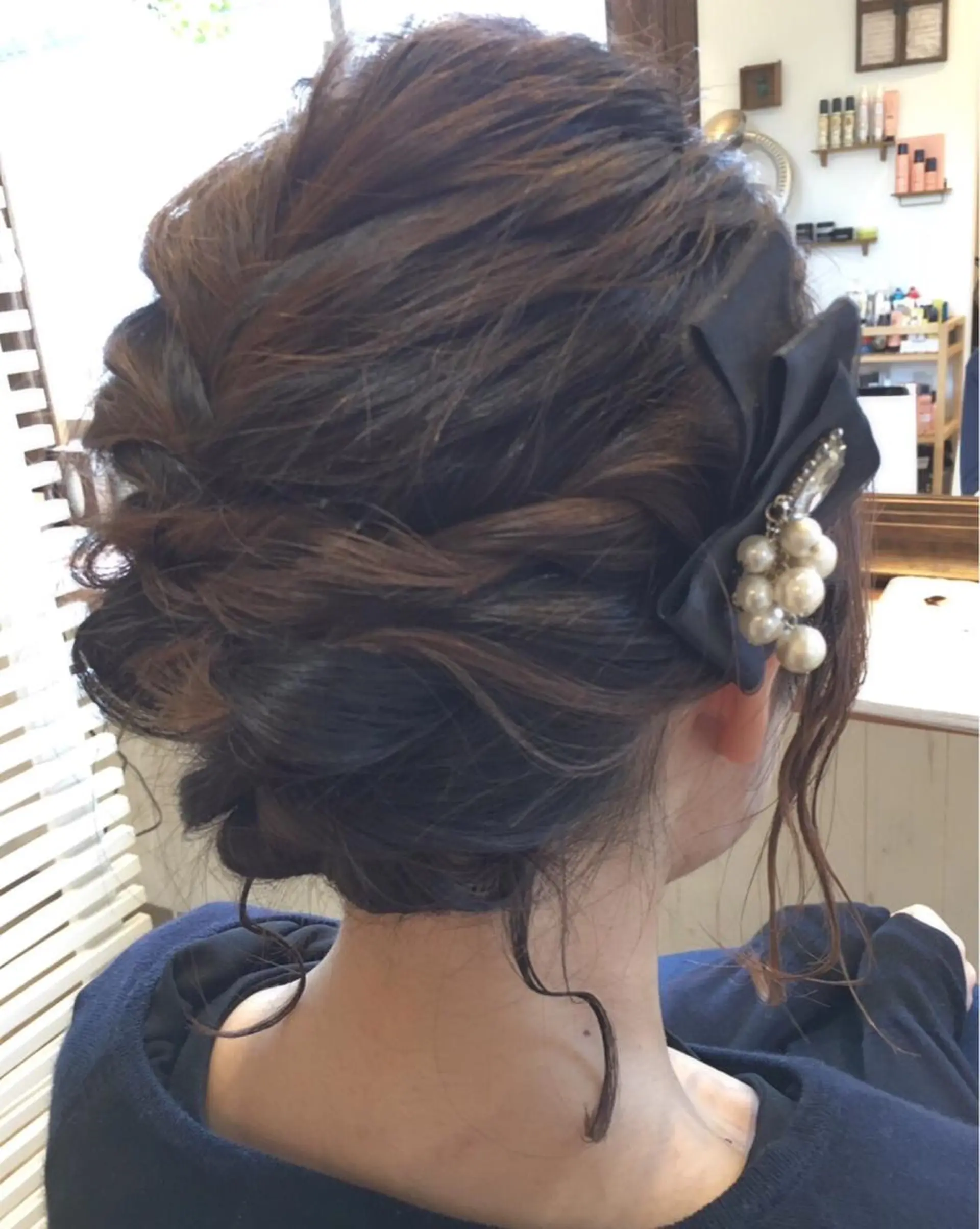 ヘアアレンジ ショート、ボブ シマダマサトのヘアスタイル