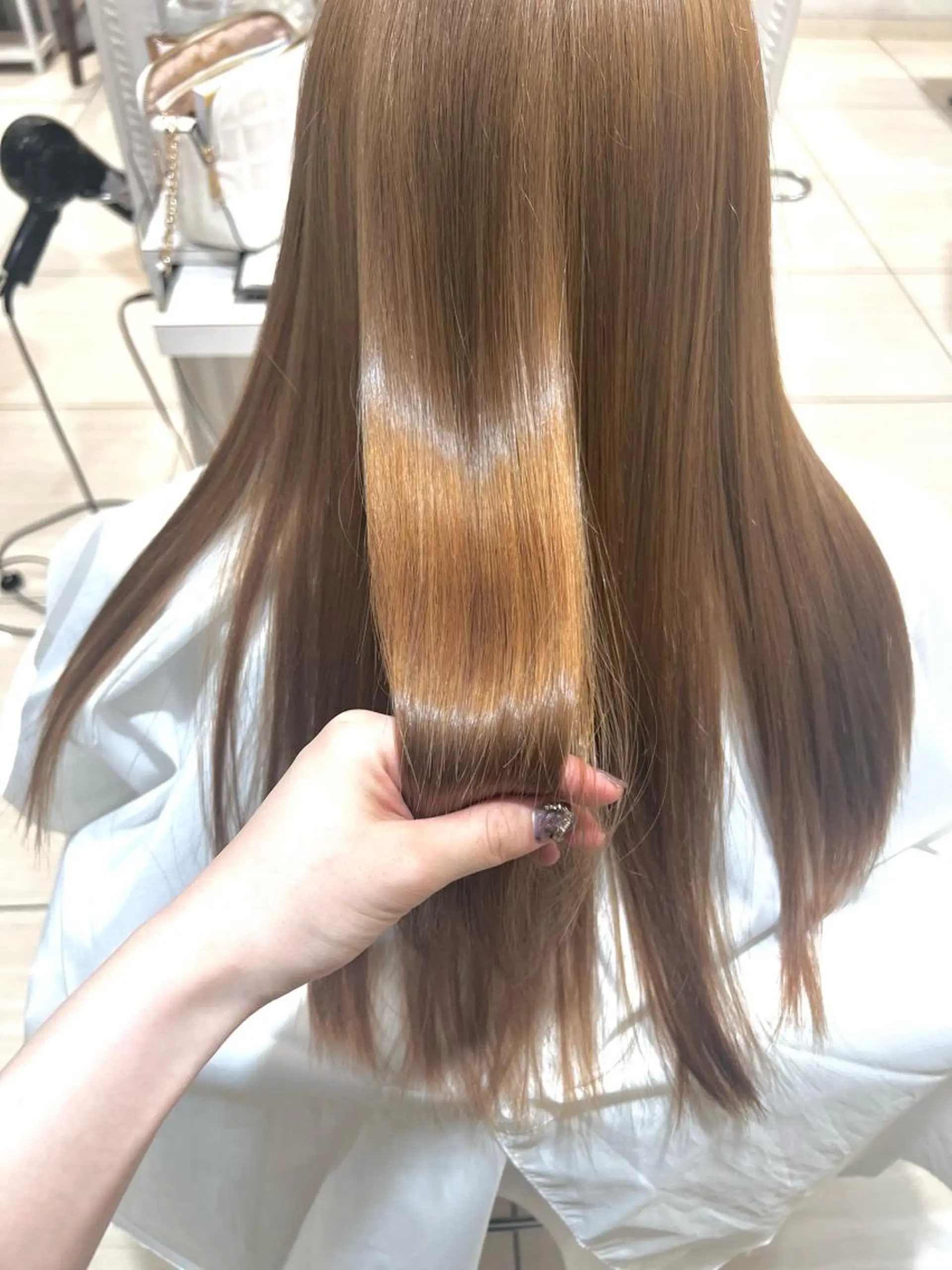 ロング カラー 白金台カラーリスト あきよしのヘアスタイル