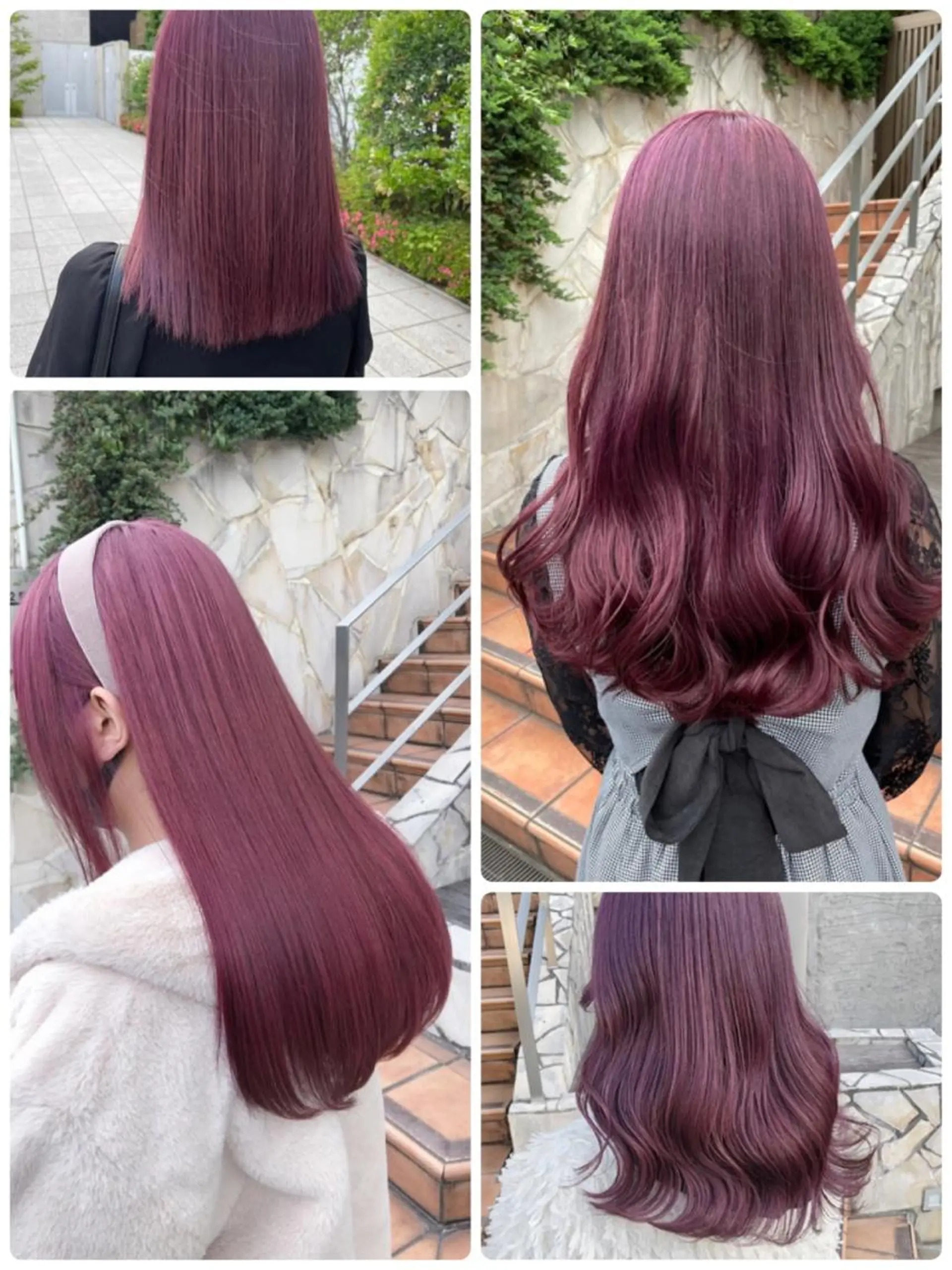 ロング カラー ダブルカラー ハイトーンカラー パープルカラー バイオレットカラー カラー🌈/カット /栄/misa👻のヘアスタイル