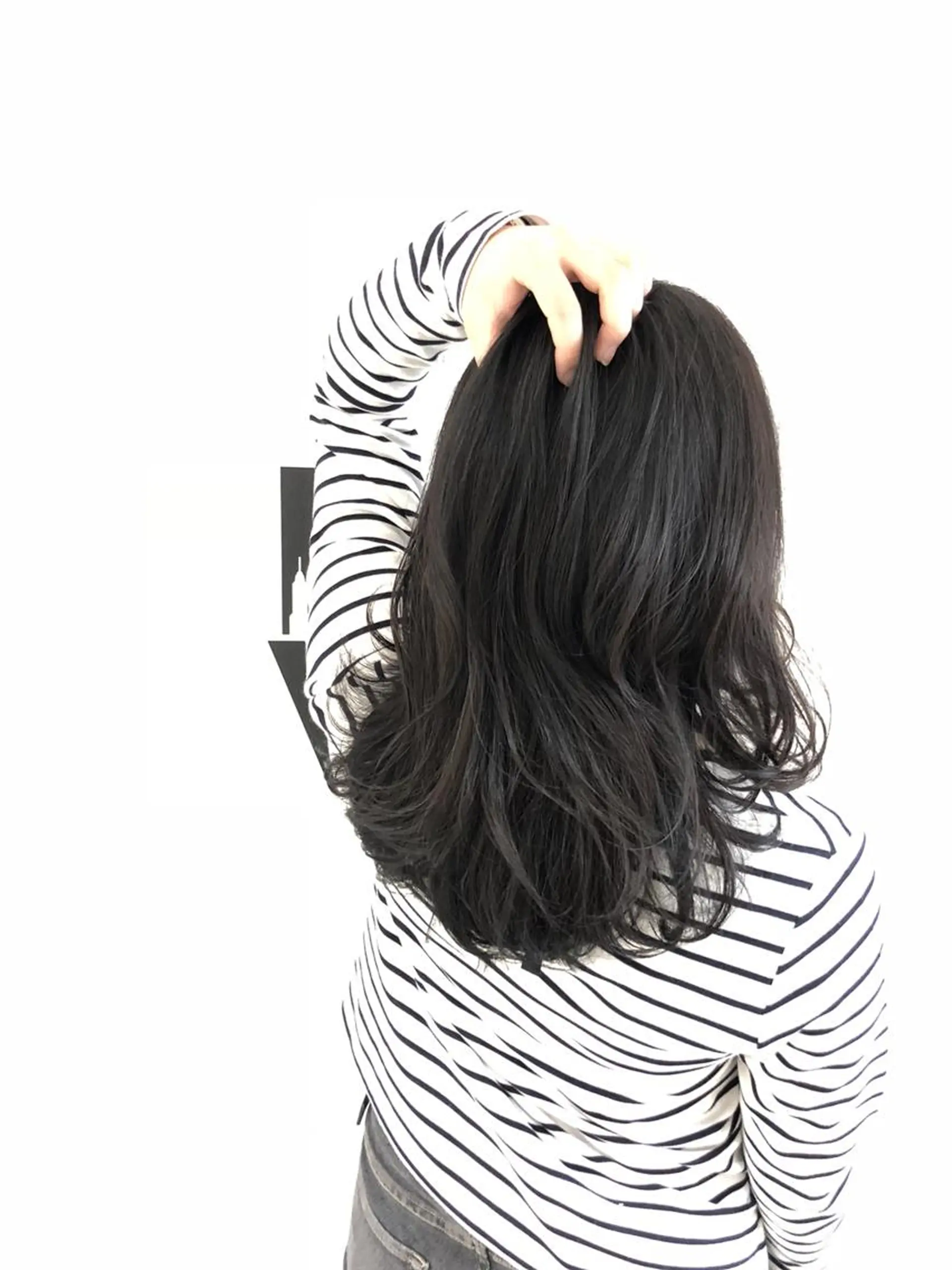 セミロング 外国人風カラー ショートが得意✂️ 藤城建太のヘアスタイル