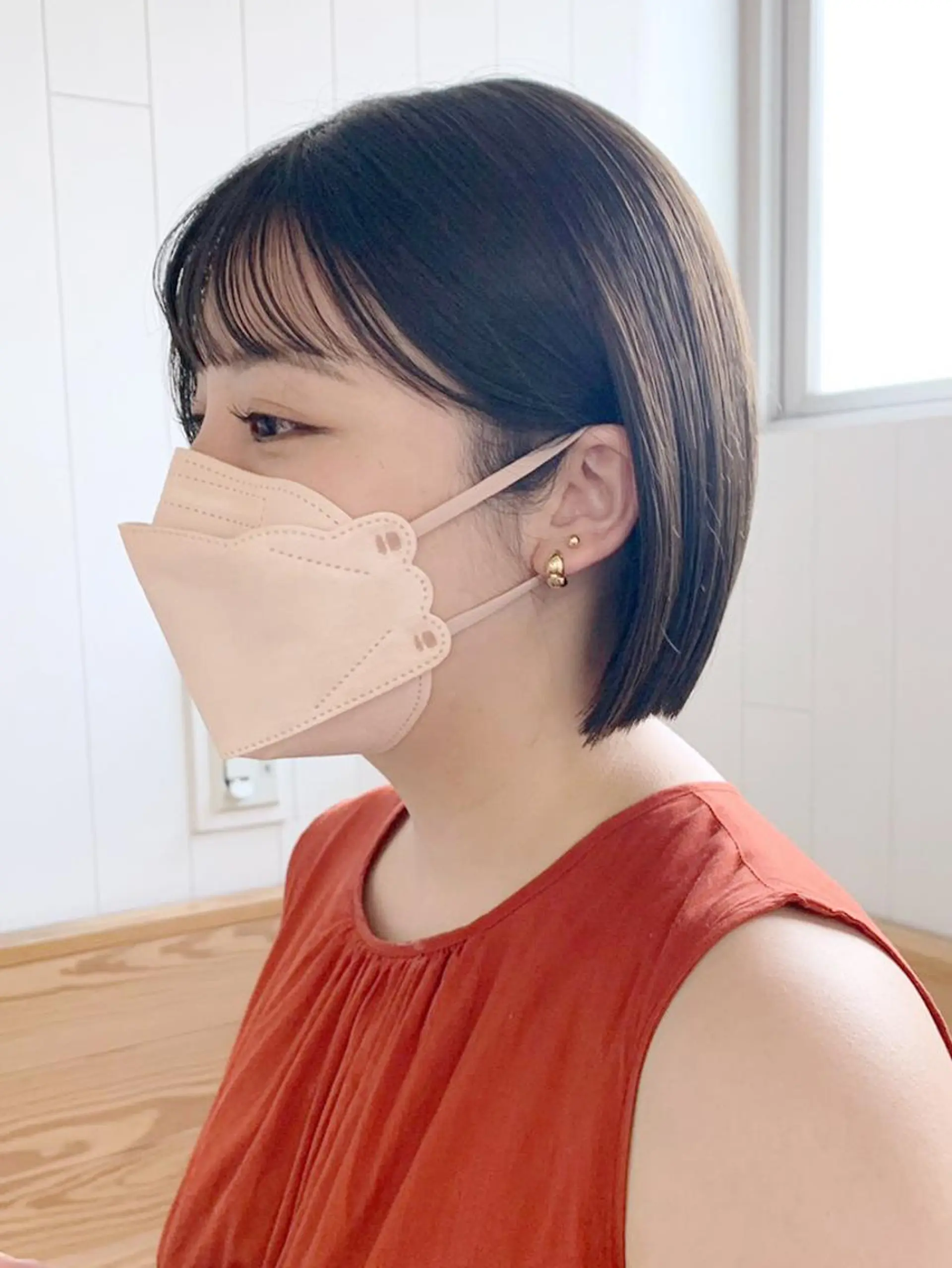 カラー パーマ ヘアアレンジ ボブ ITbyALBUM 浦和店のヘアスタイル