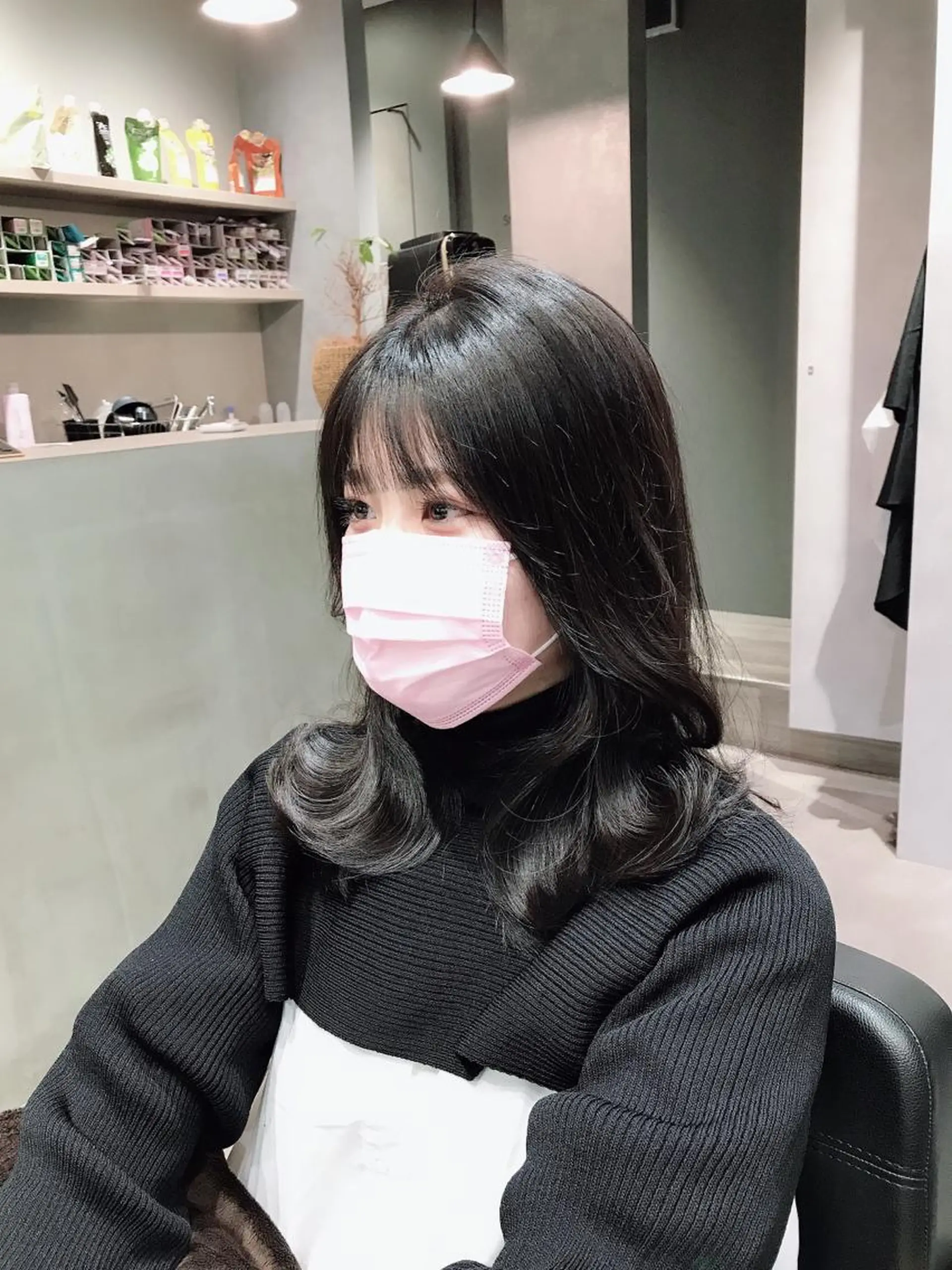 ミディアム カット ヘアカラー パーマ トリートメント ヘッドスパ 佐藤優太朗 似合わせ/髪質改善のヘアスタイル