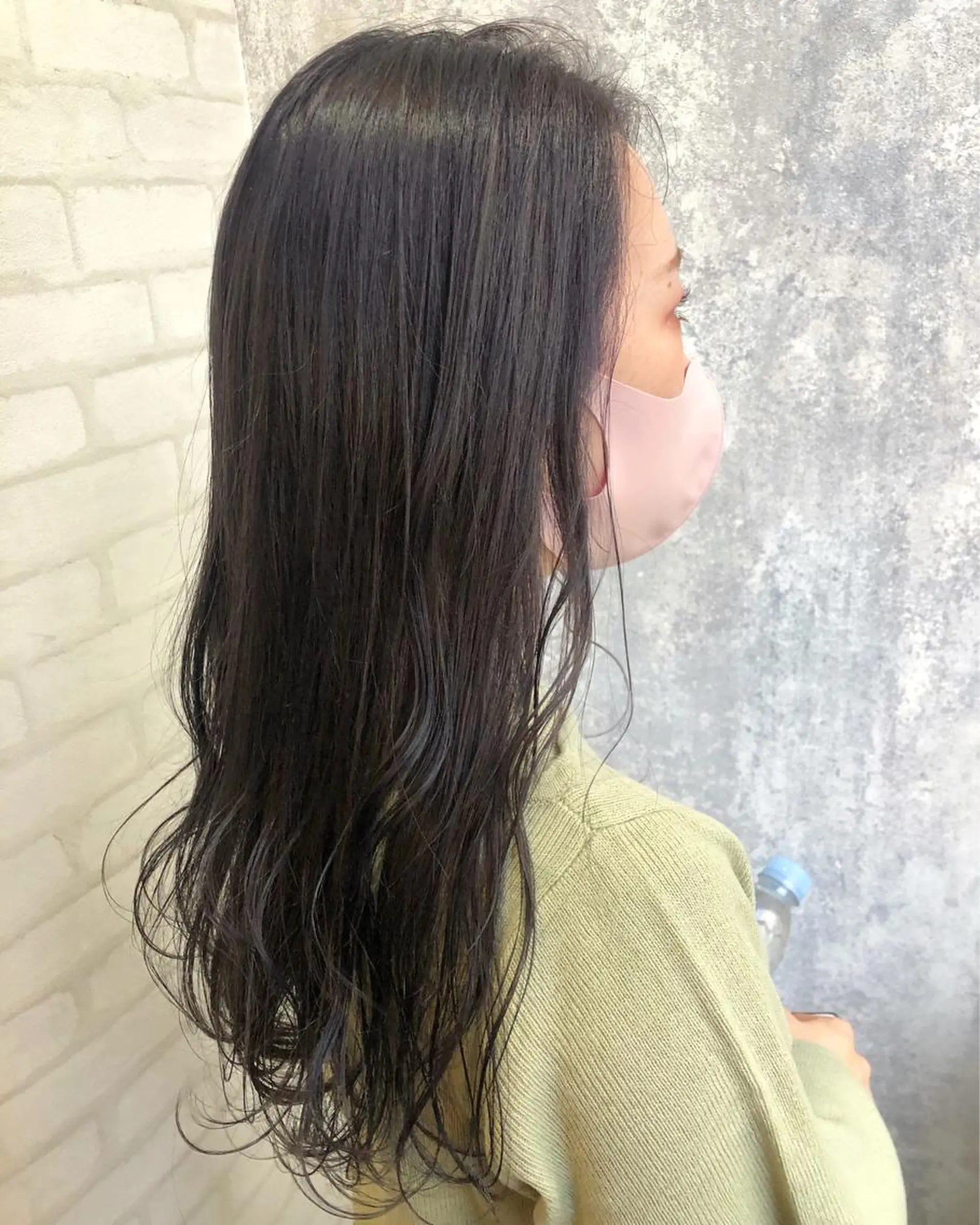 カラー アッシュ ラベンダーカラー ラベンダーアッシュ レイヤー/ボブ/ 顔周り/yukinaのヘアスタイル