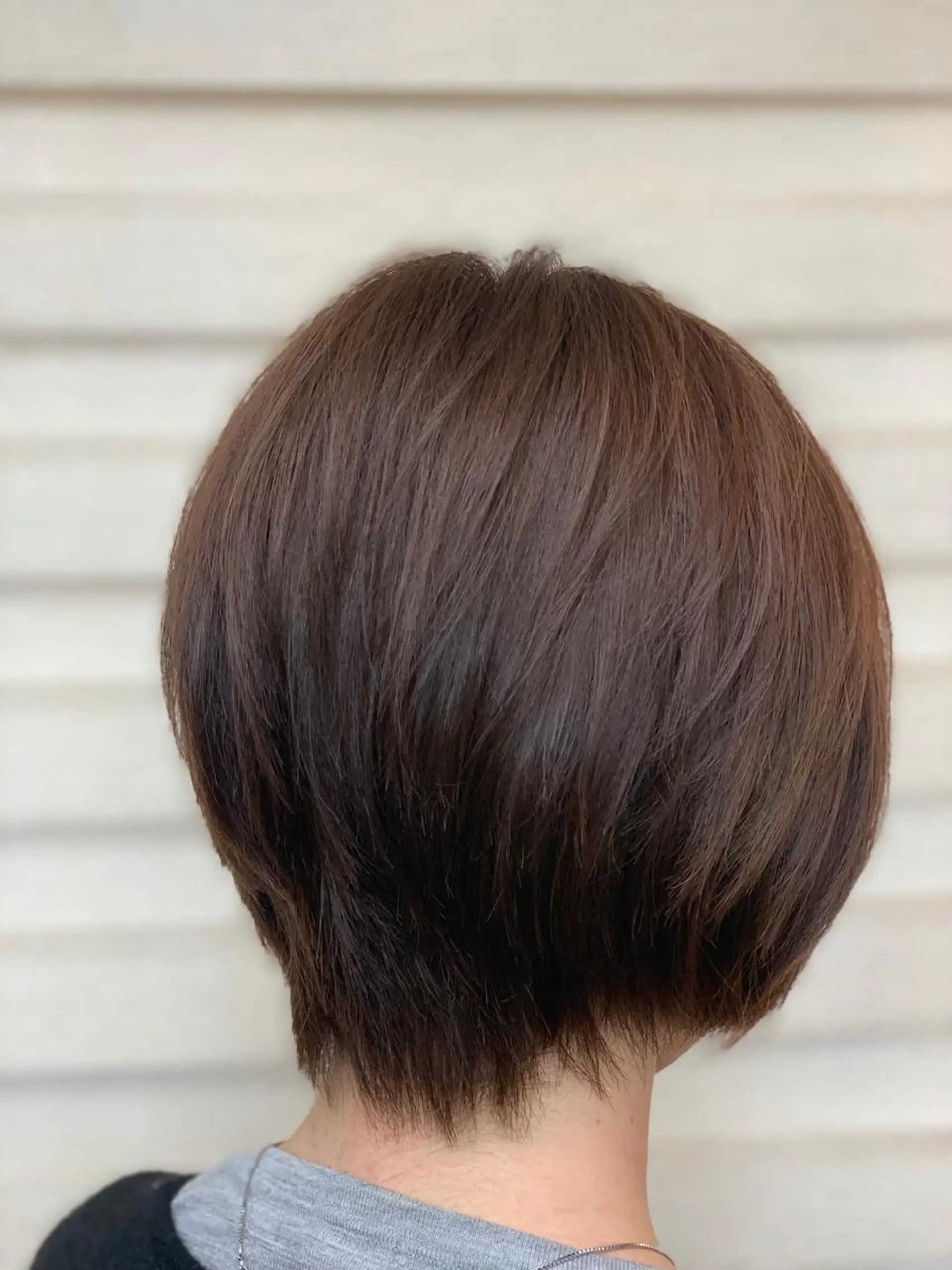 ショート カラー ショートボブ アッシュ ラベンダーカラー ラベンダーアッシュ ボブ カット パーマスタジオ グレイス はやとのヘアスタイル