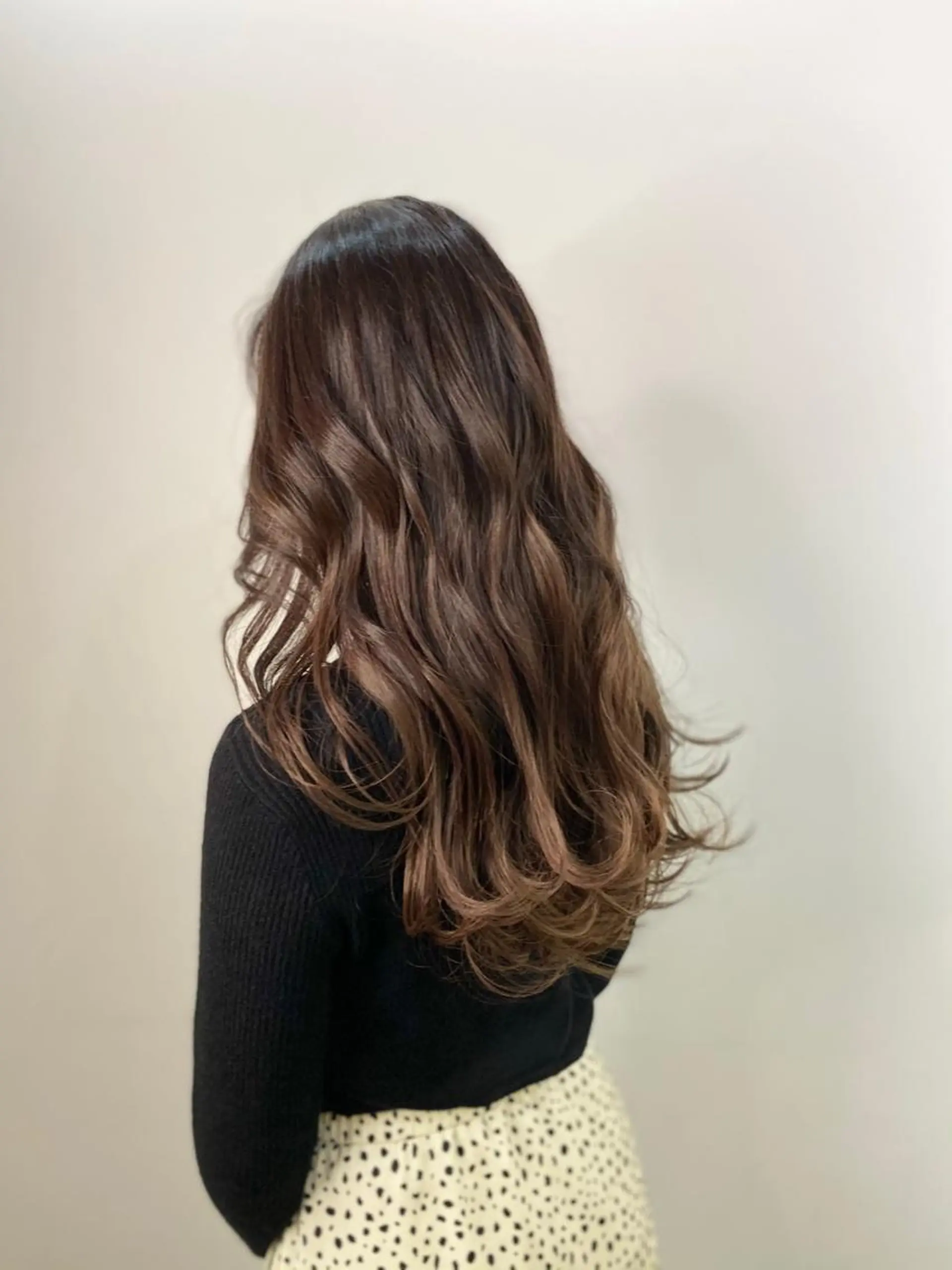 ロング カラー グレージュ opus 店長大和 レイヤー/赤み消しのヘアスタイル