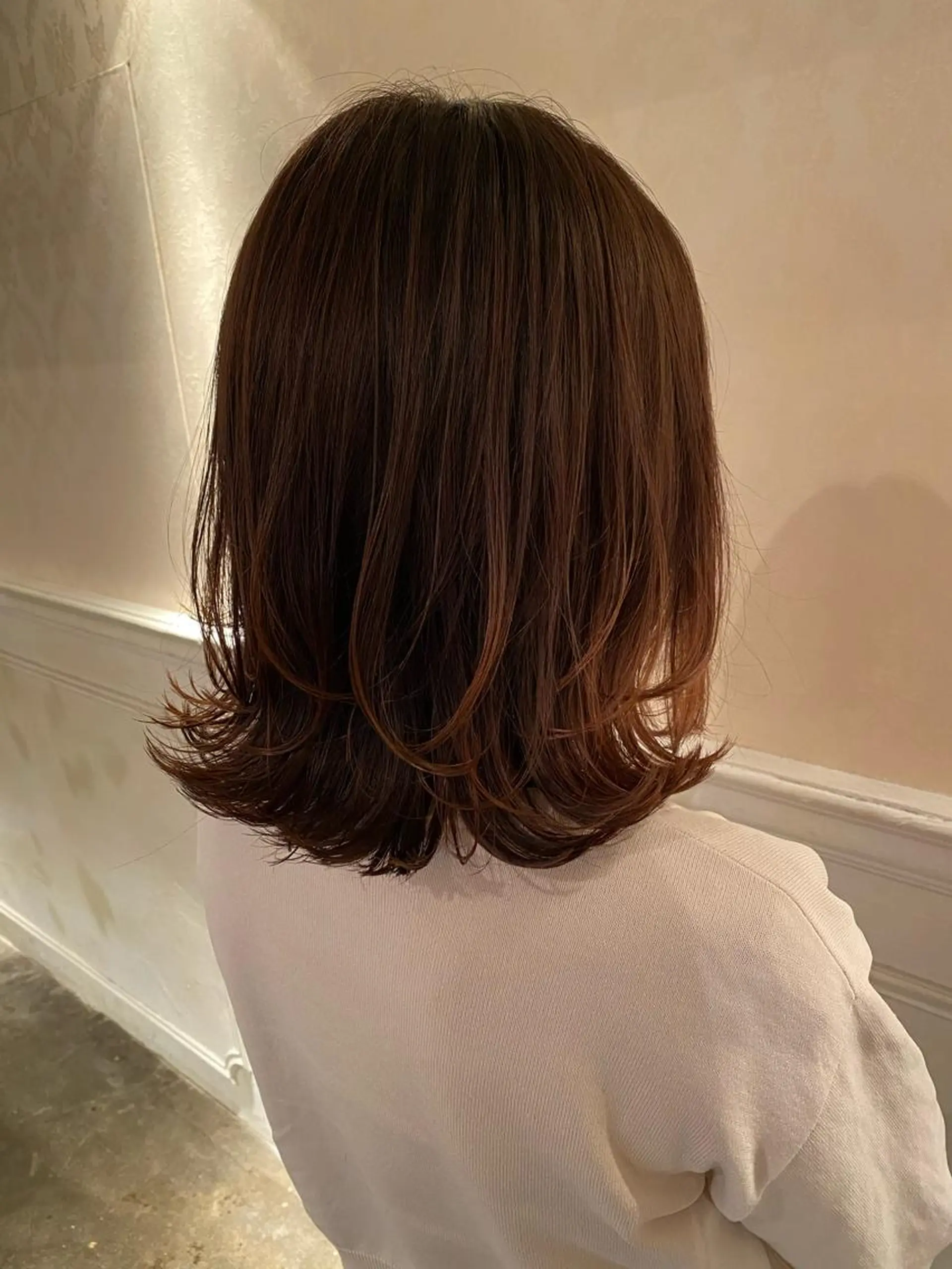 ミディアム 髪質改善／美髪矯正 林田和真のヘアスタイル