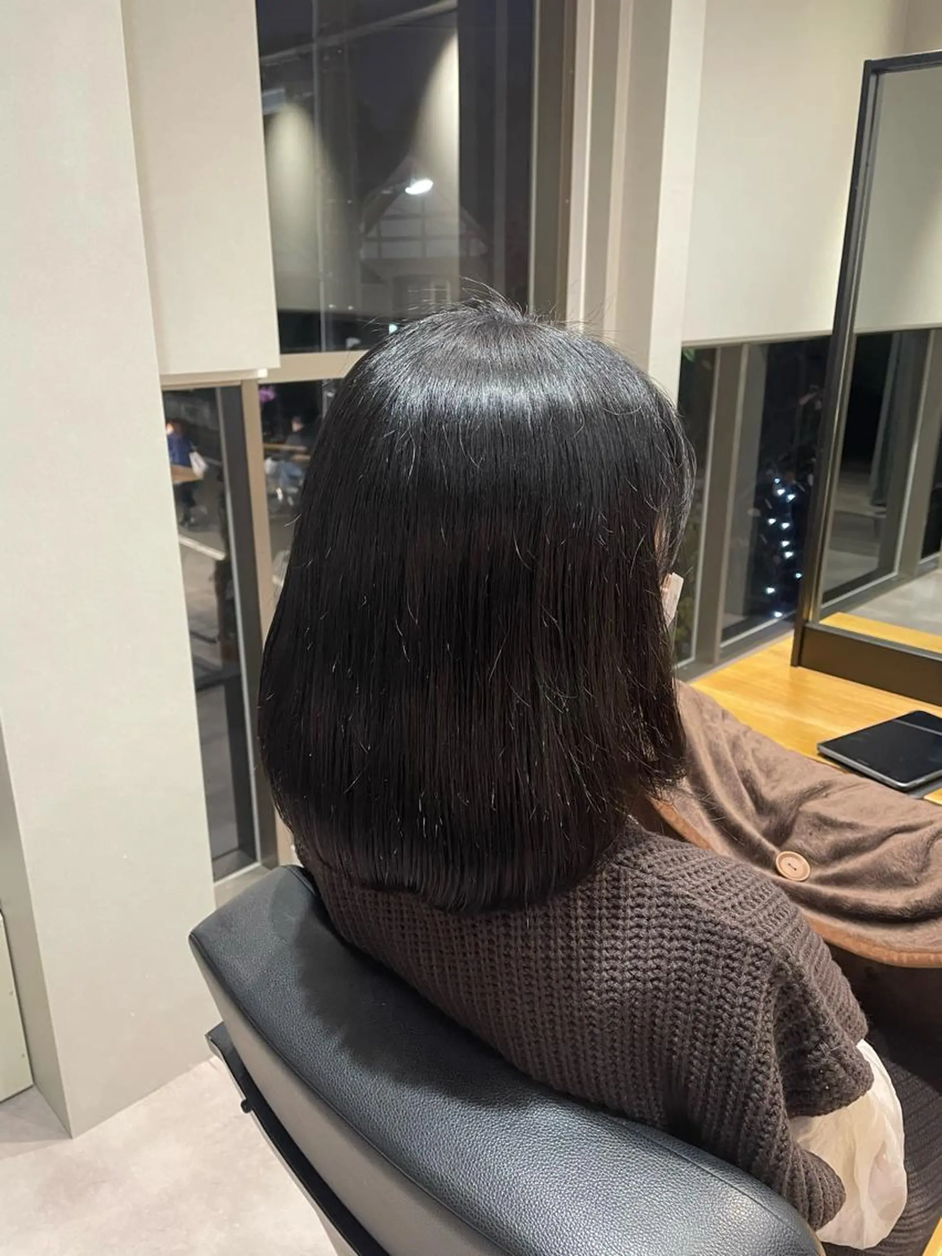 ミディアム くせ毛 韓国風/オシャレ /縮毛矯正/滝口琴未のヘアスタイル