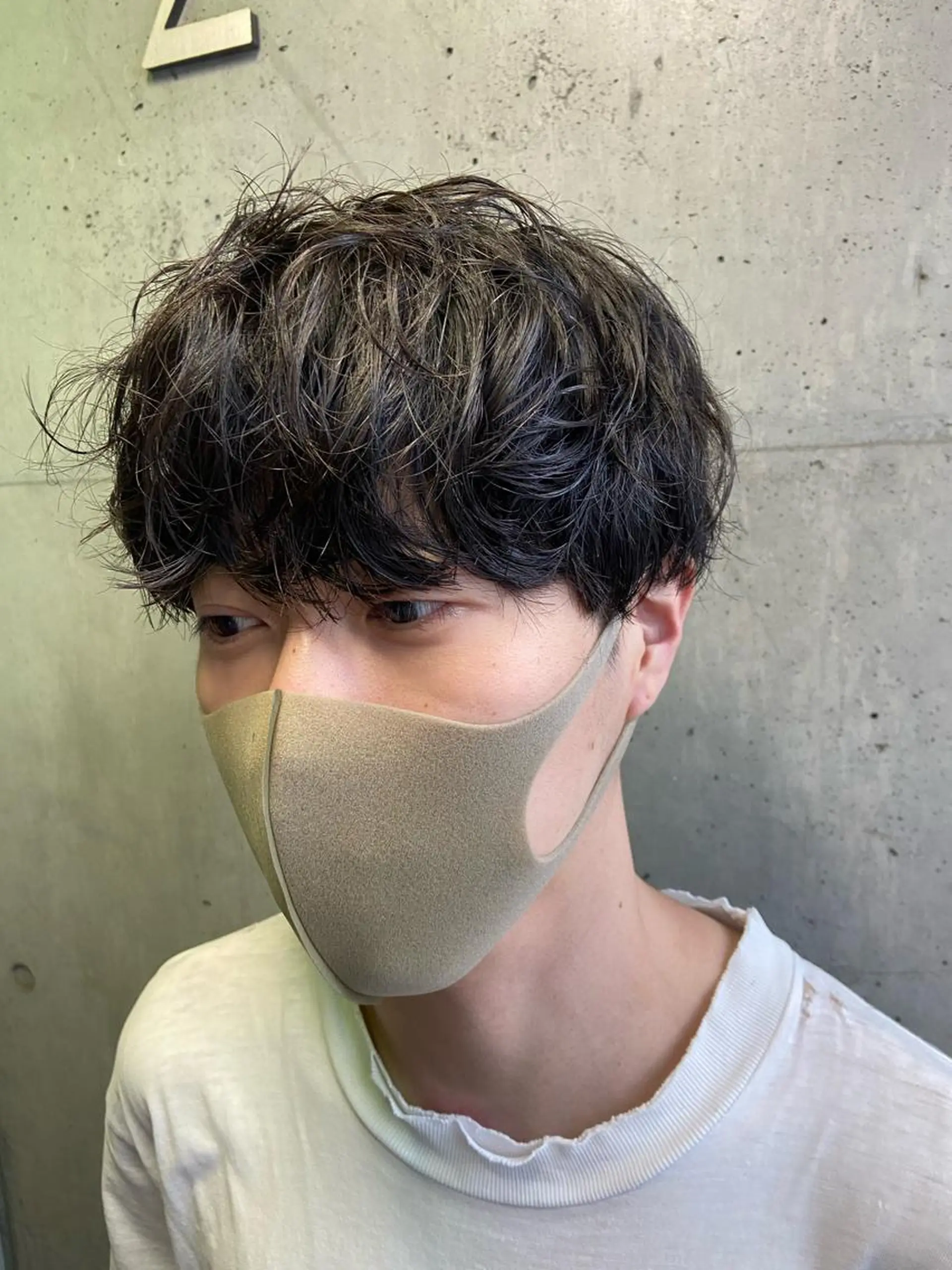 ショート パーマ メンズ Mirai 🧸のヘアスタイル