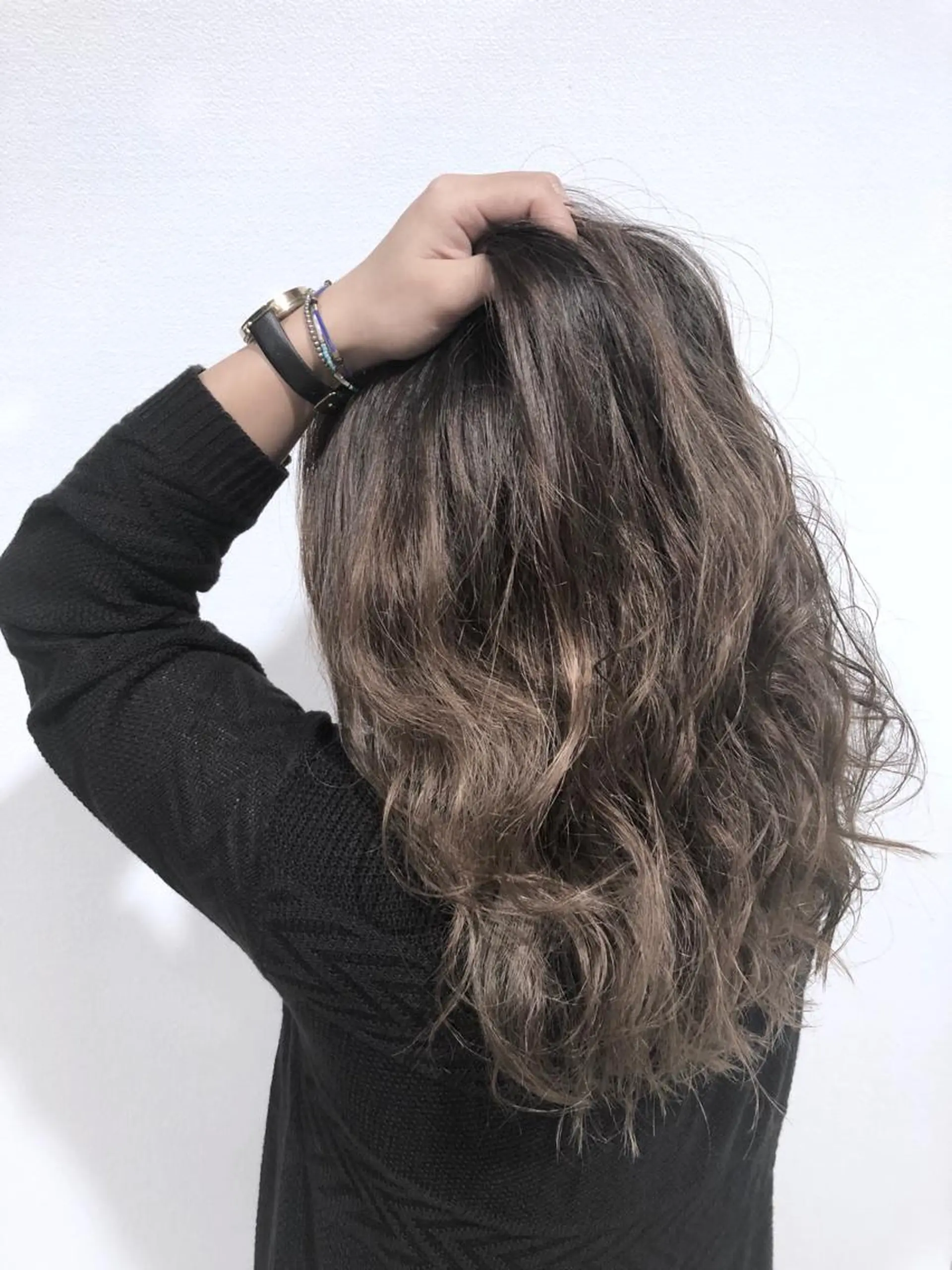 セミロング ハイライト 縮毛矯正/髪質改善 主税巧一のヘアスタイル