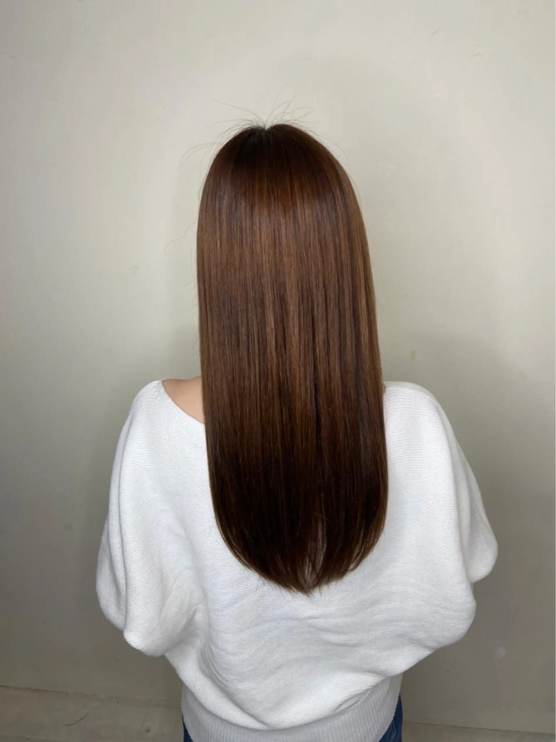 ロング トリートメント 韓国風✨髪質改善✨ 縮毛矯正✨松浦知奈美のヘアスタイル