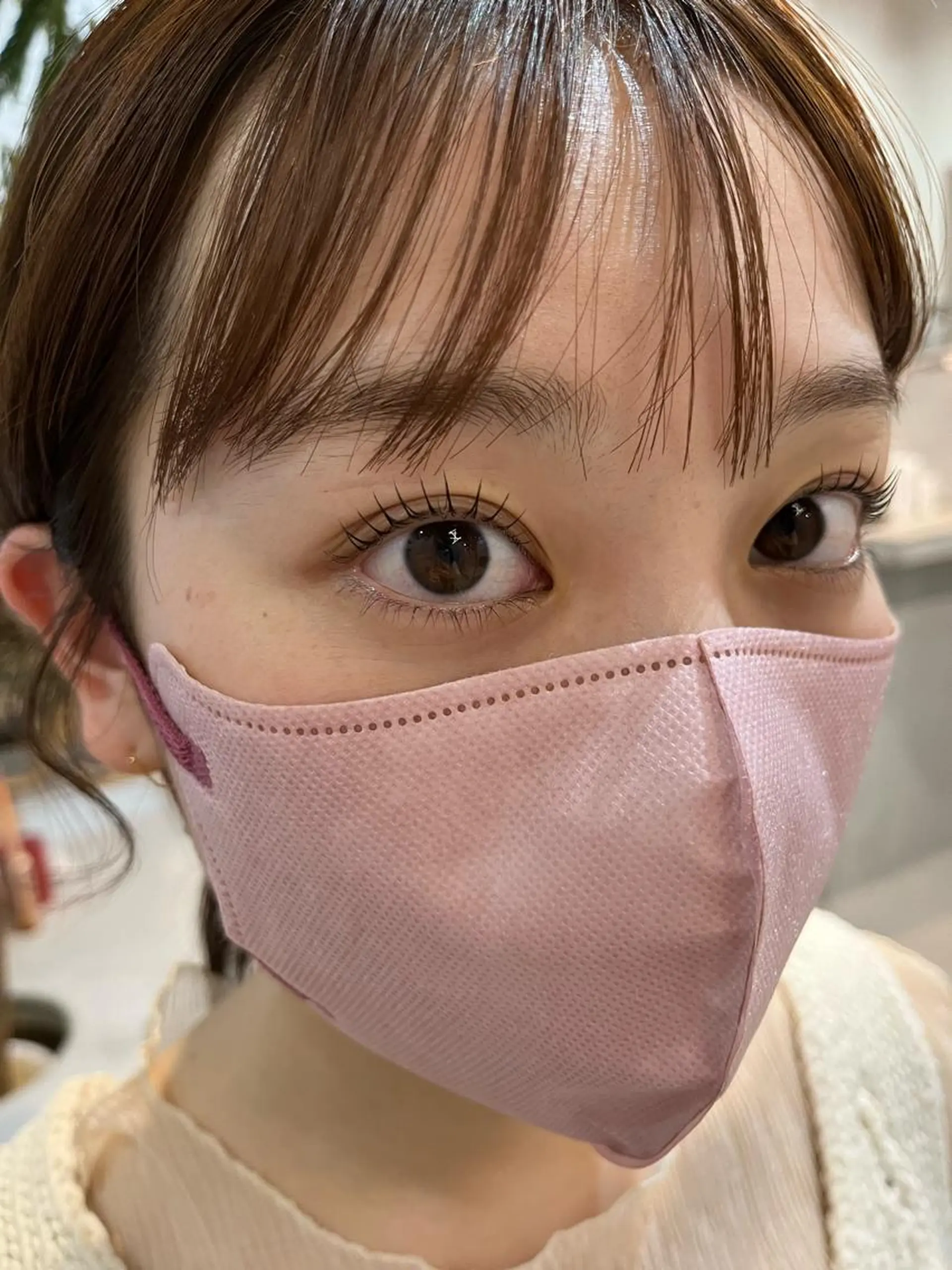 マツエク・マツパ パリジェンヌラッシュリフト まつげパーマ 一重×まつ毛パーマ ワンホンマツエク マツパ ブリーチなしカラー ダブルカラーエクステのヘアスタイル