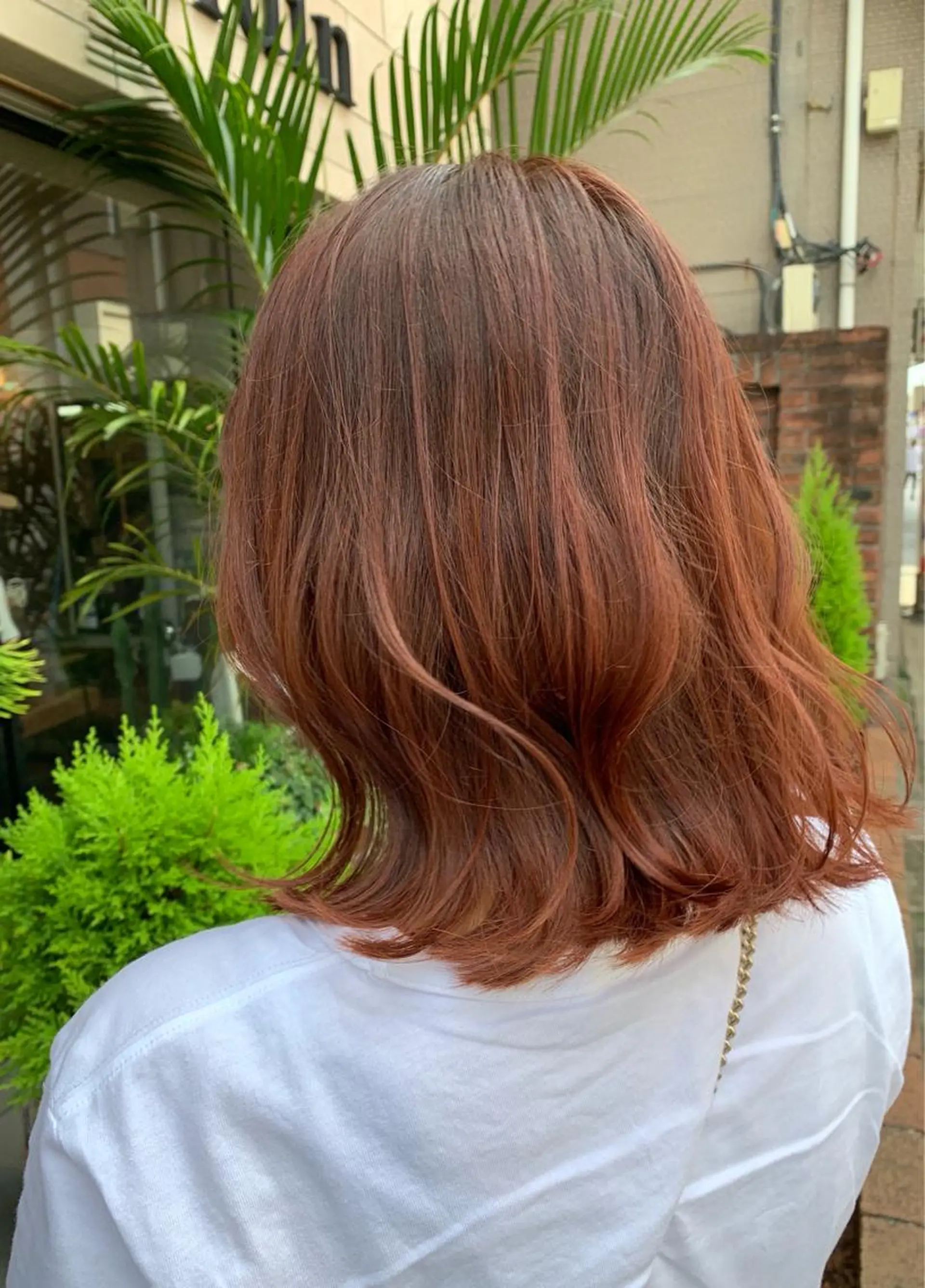 ミディアム カラー ピンクカラー ヘアカラー トリートメント SHIAN 八王子👼鬼塚さやかのヘアスタイル