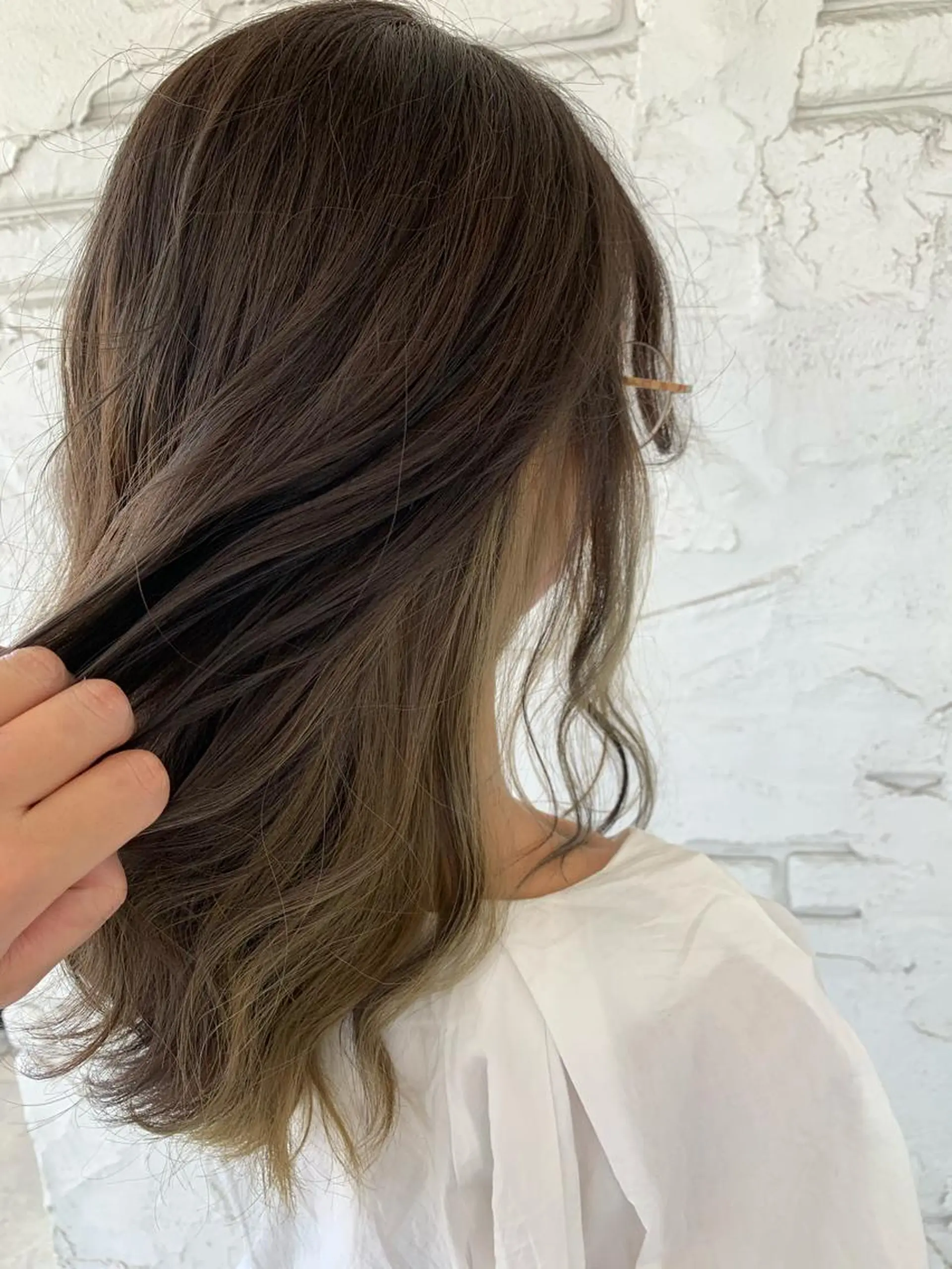セミロング カラー アッシュ ベージュカラー Gain所属・Gain Nanamiのエステ・リラクイメージ