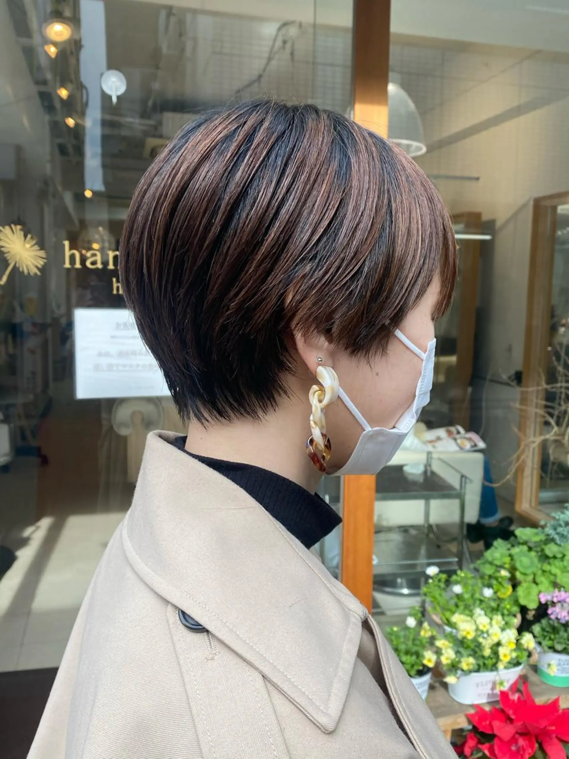 ショート カット 安永 涼のヘアスタイル