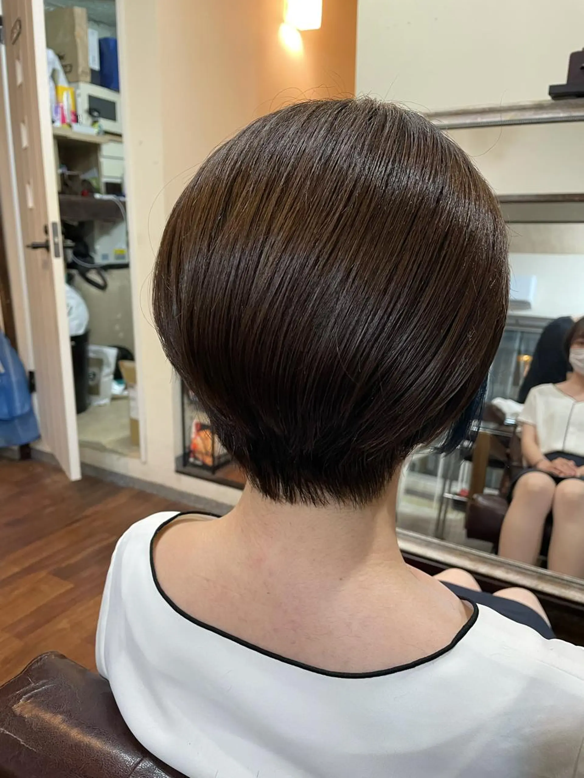 ショート 丸みショート ショートヘア カット ヘアカラー トリートメント ヘッドスパ Lia所属・縮毛矯正の達人 ☆　松本のヘアスタイル