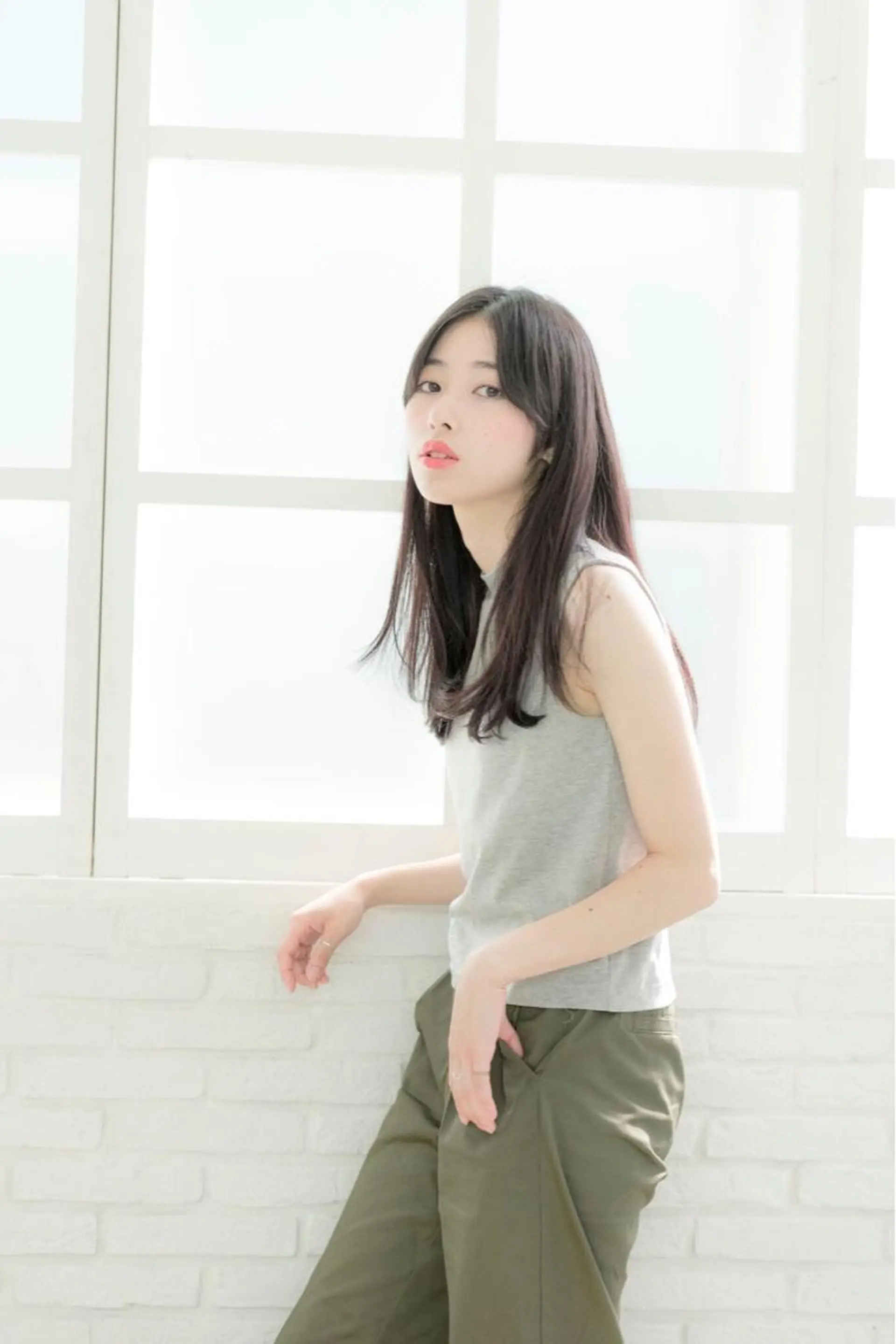 ロング THE DAY所属・AKI HASHIMOTOのヘアスタイル