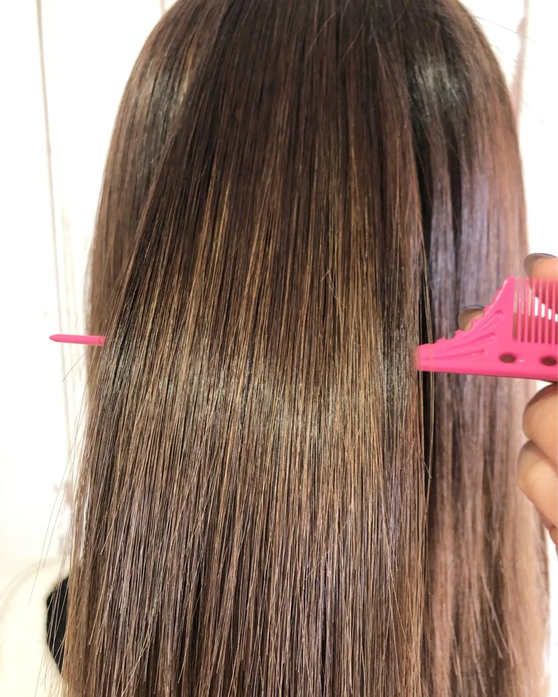 セミロング トリートメント ツヤ髪質改善 💜れいな💜のヘアスタイル