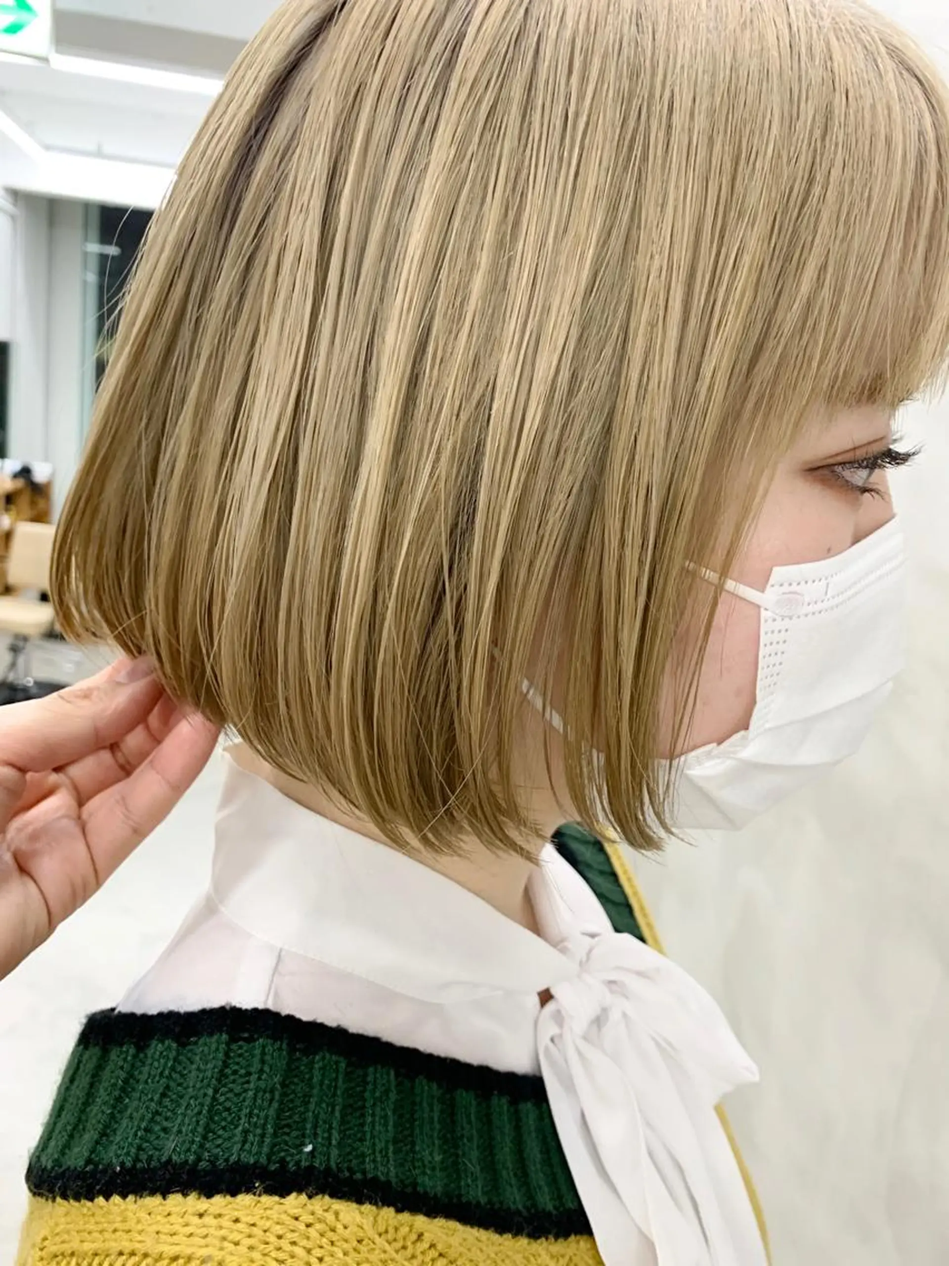 カラー ベージュカラー ブリーチ ミルクティーベージュ SEED&beauty byFLAT所属・ヘッドスパ (女性限定)🍋モエのヘアスタイル