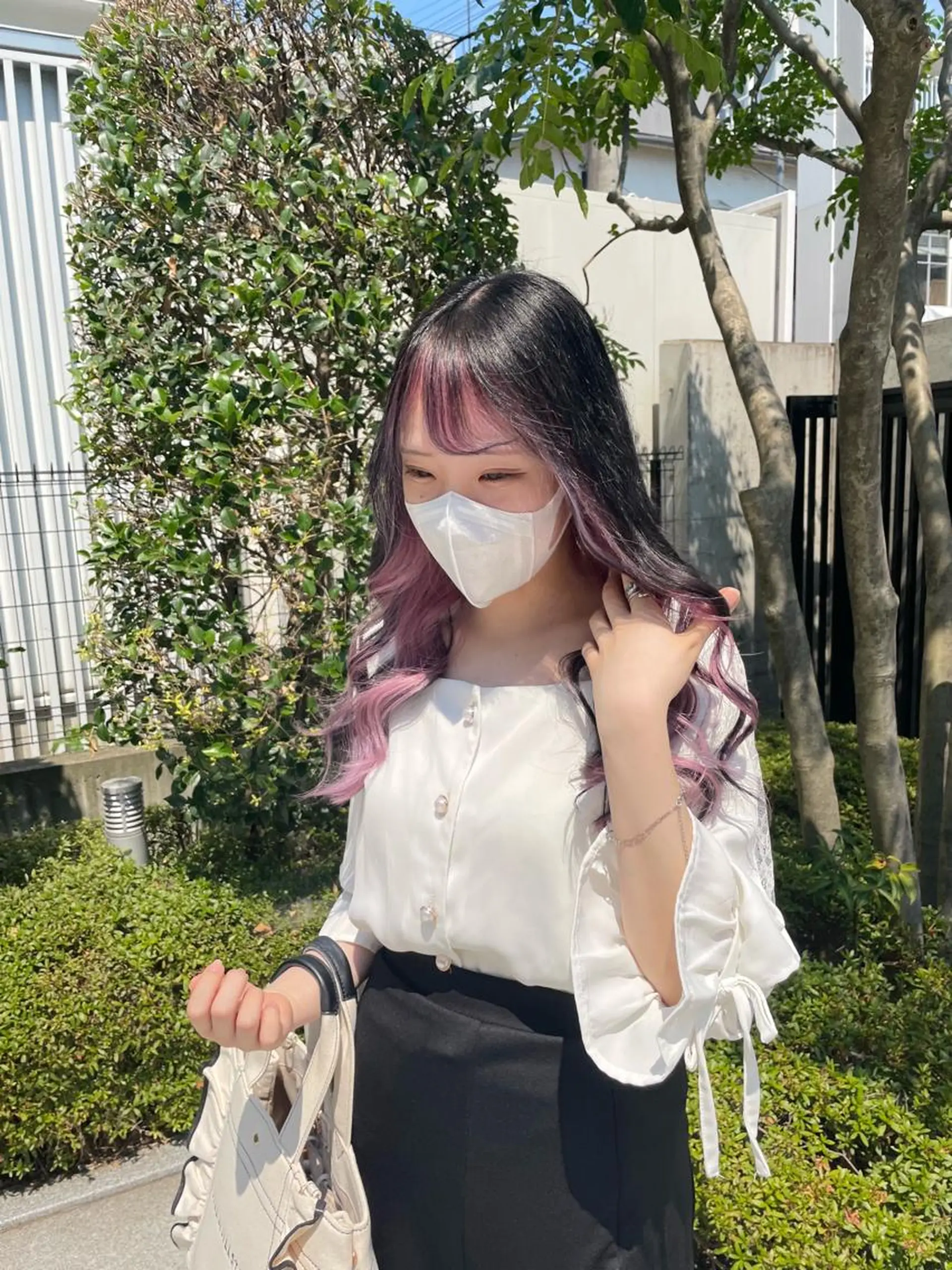 セミロング カラー ヘアアレンジ インナーカラー ヘアカラー トリートメント ヘアセット 柔らかカラー/ レイヤーYUTO🧋のヘアスタイル