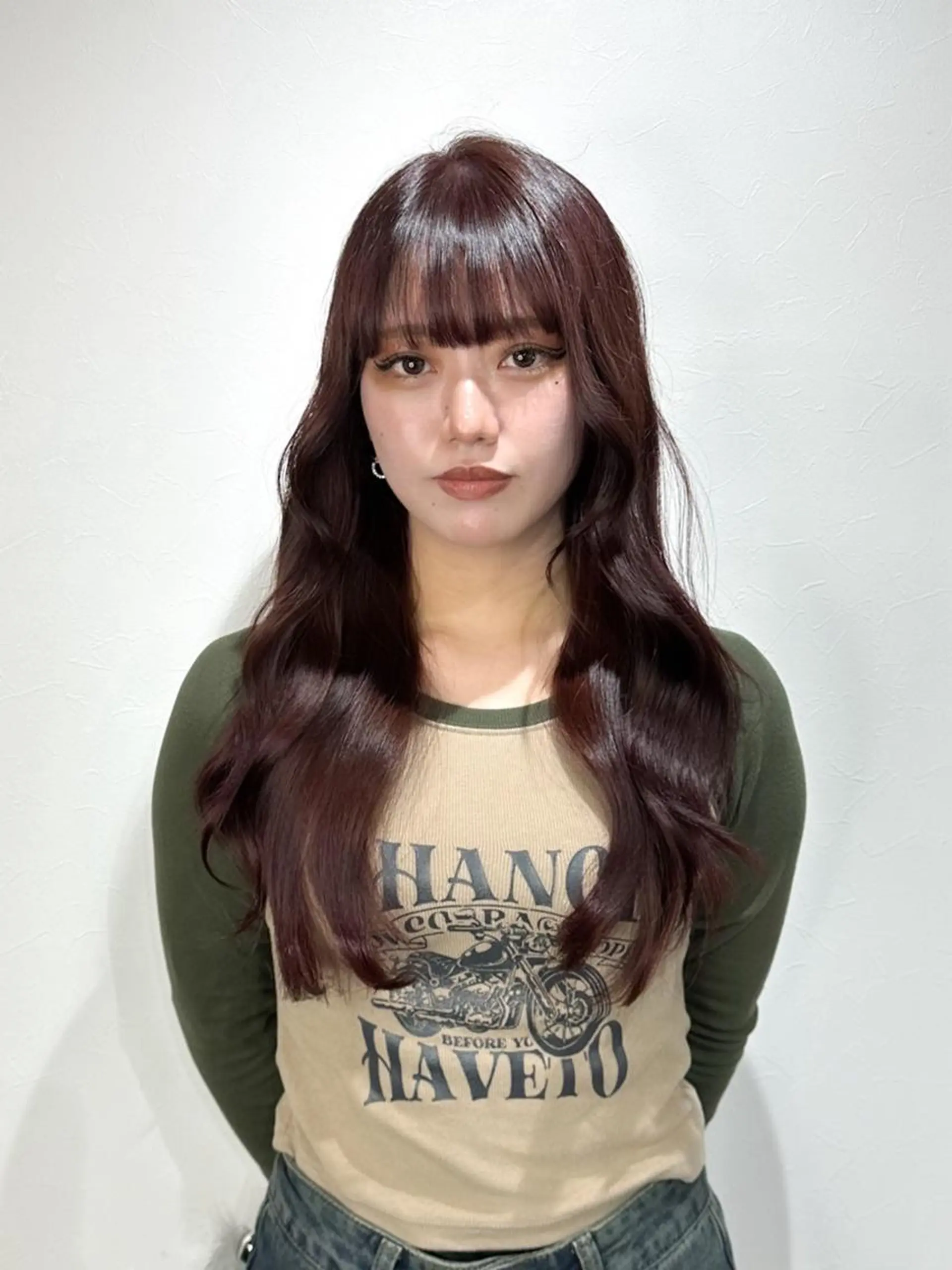 ロング カット ヘアカラー トリートメント 透明感カラー❄️要 半個室×マンツーマンのヘアスタイル