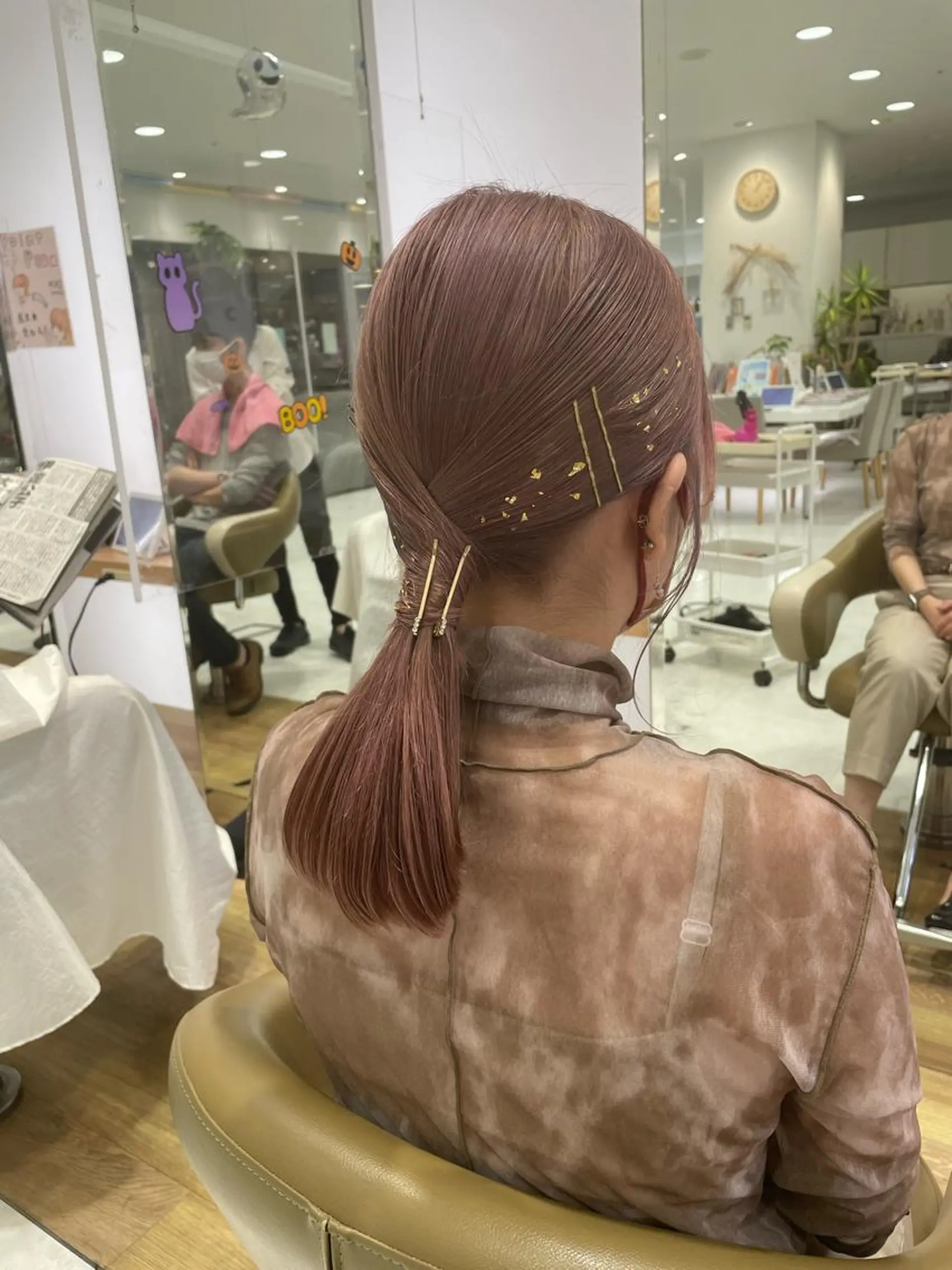 ミディアム ヘアアレンジ メンズモテパーマ💙 fuwaのヘアスタイル