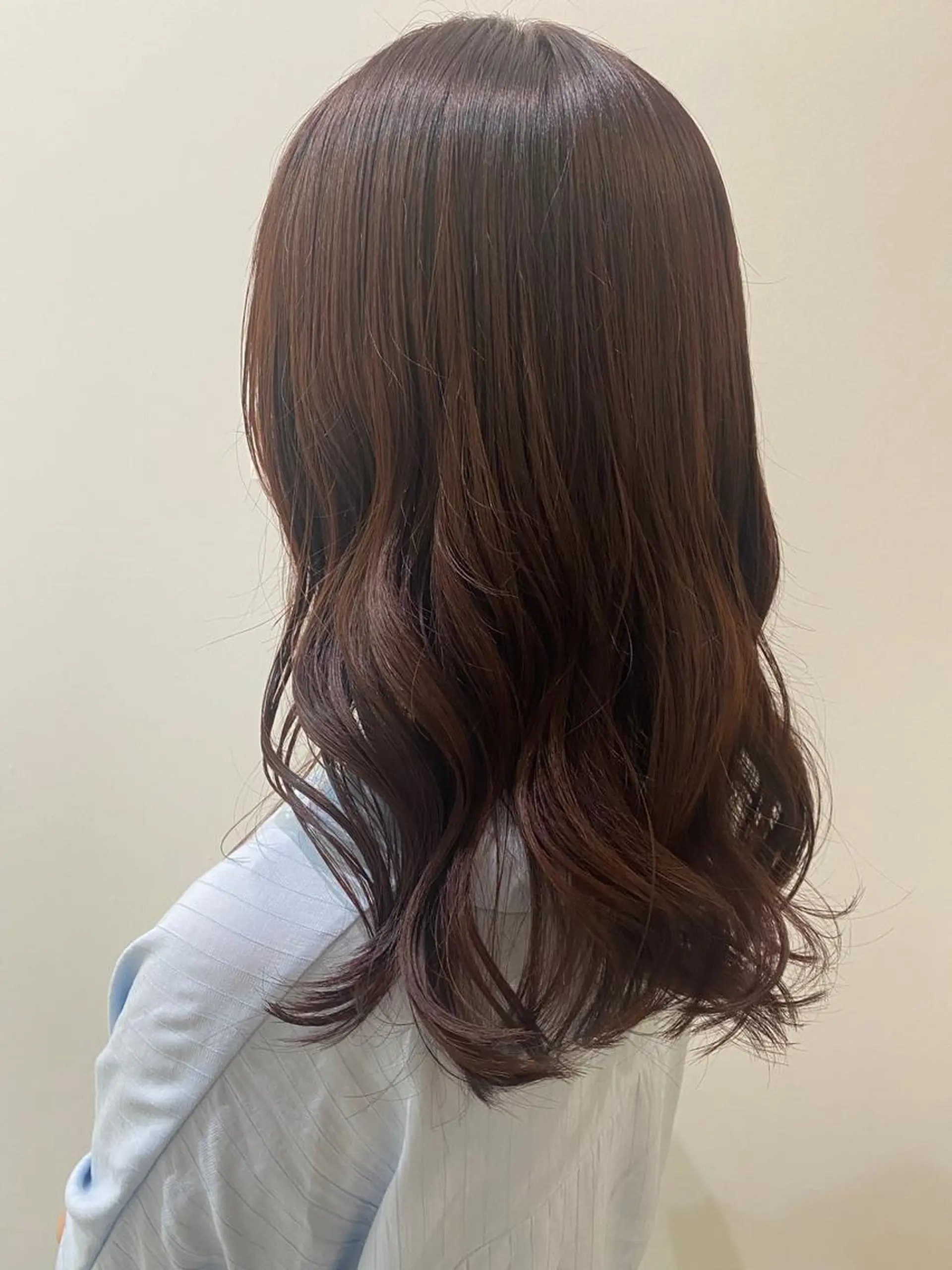 ロング カラー ブラウンカラー イルミナカラー ピンクカラー ピンクブラウン ロング カット ヘアカラー トリートメント ヘッドスパ CARICIA🌱 masaeのヘアスタイル