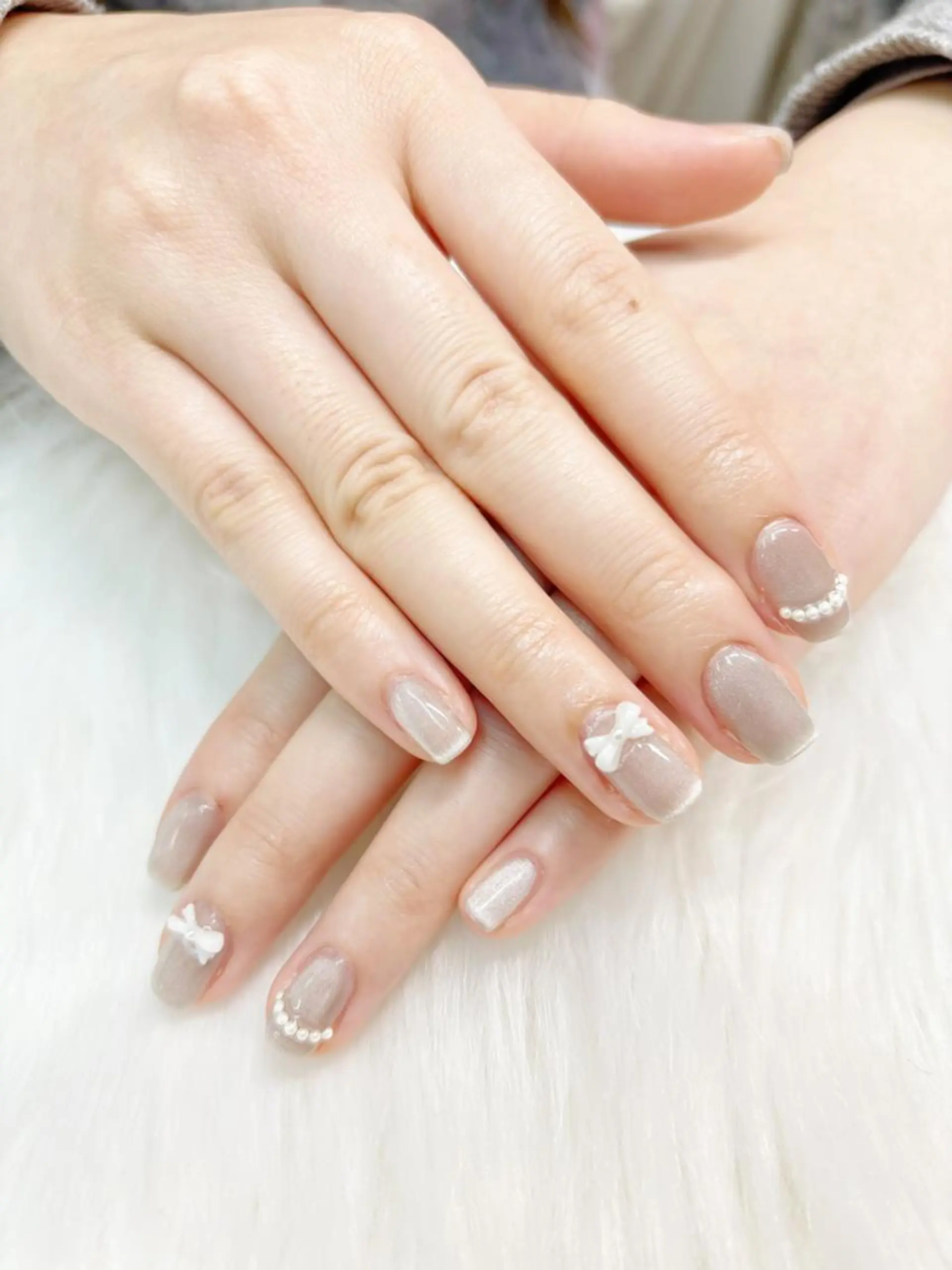 ネイル 長さ出し ジェルネイル マグネットネイル 持ち込み パラジェル ハンドネイル リラネイル すみれのネイルデザイン