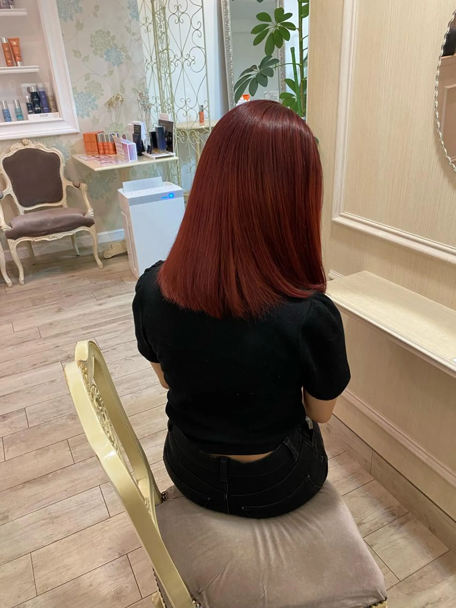 カラー ブリーチ SOYON豊田市駅店所属・髪質改善/ 上村旺武のヘアスタイル