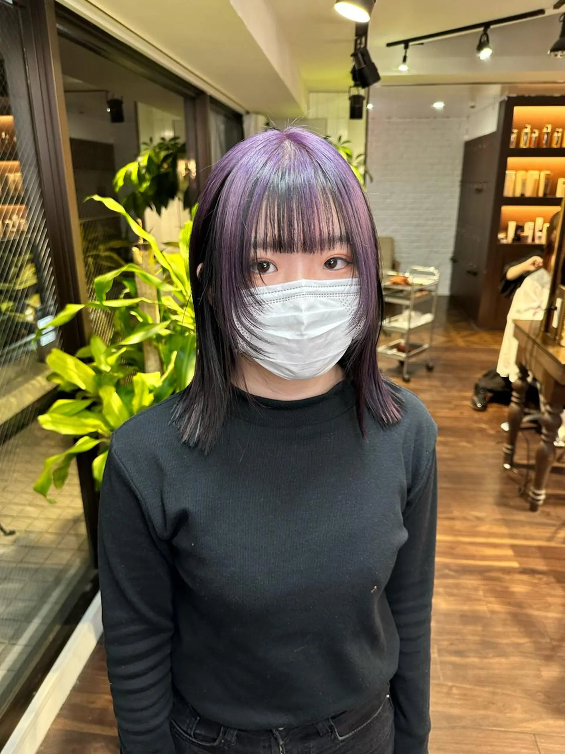 ミディアム カラー アディクシーカラー ブリーチ ブロンド ケアブリーチ デザインカラー カット ヘアカラー トリートメント ワンホンヘア ケラチン/Kaitoのヘアスタイル