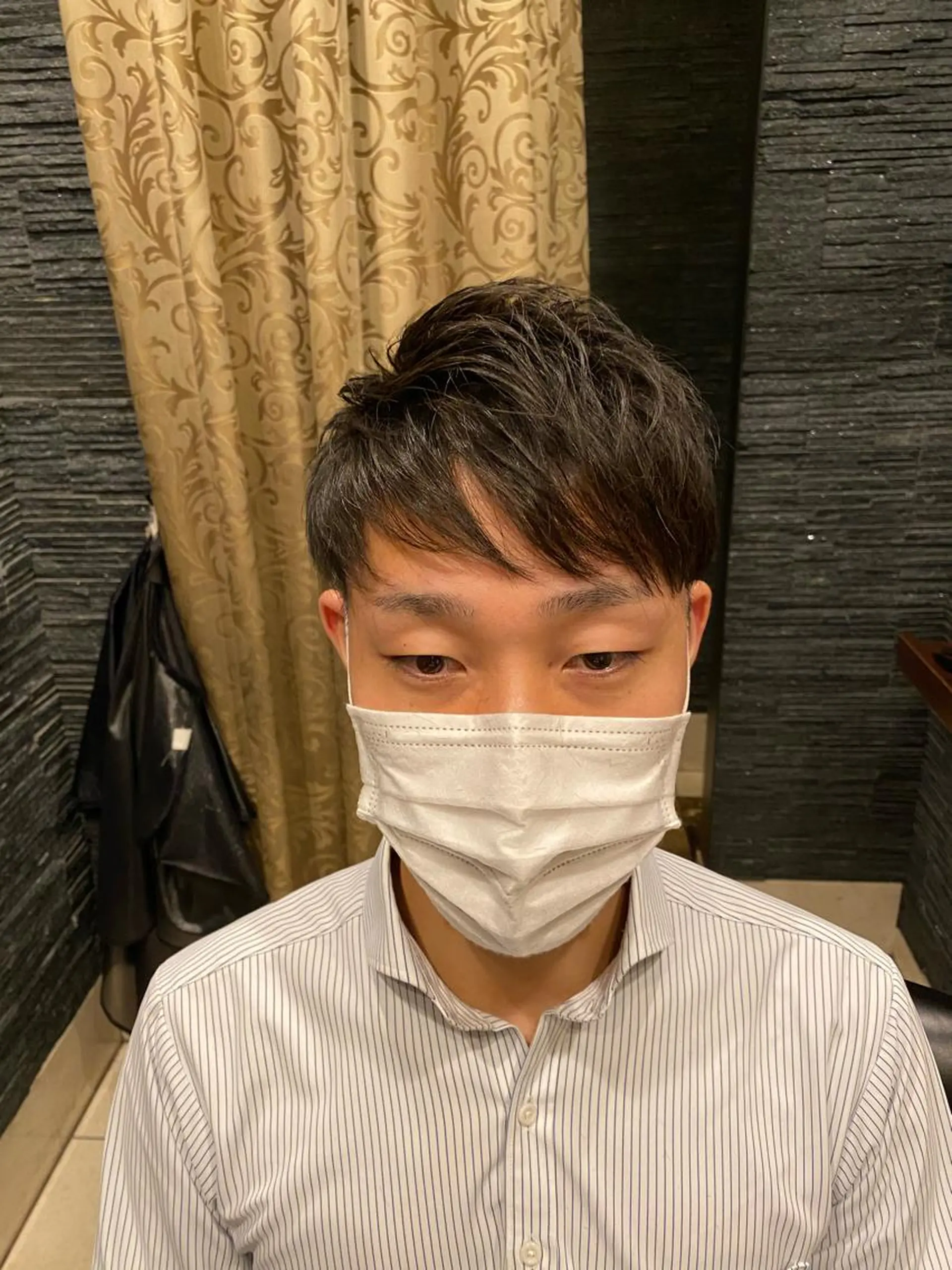 ショート メンズ 浅見 天翔のヘアスタイル