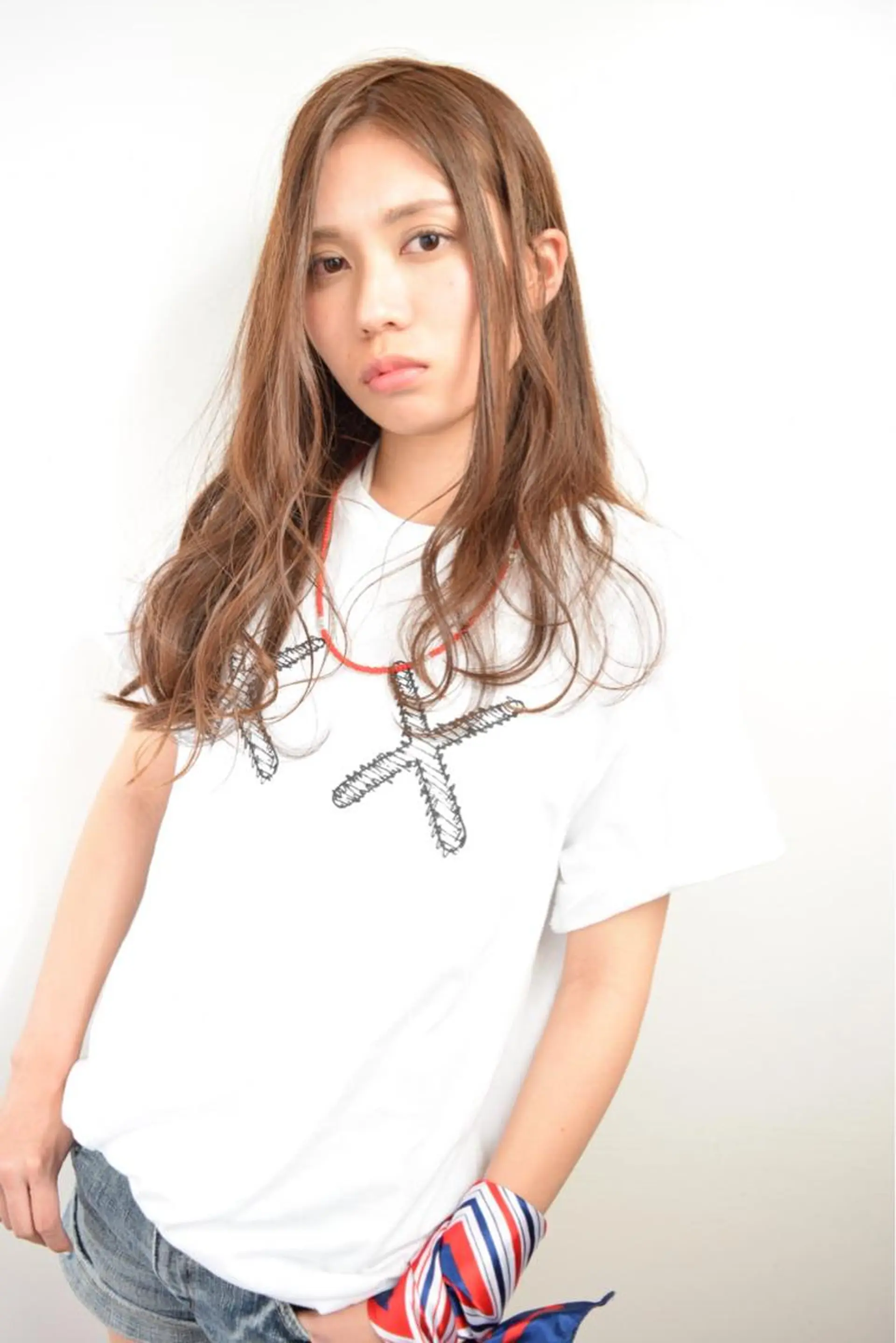 セミロング ロング カラー パーマ ヘアアレンジ 高橋 隆一のヘアスタイル