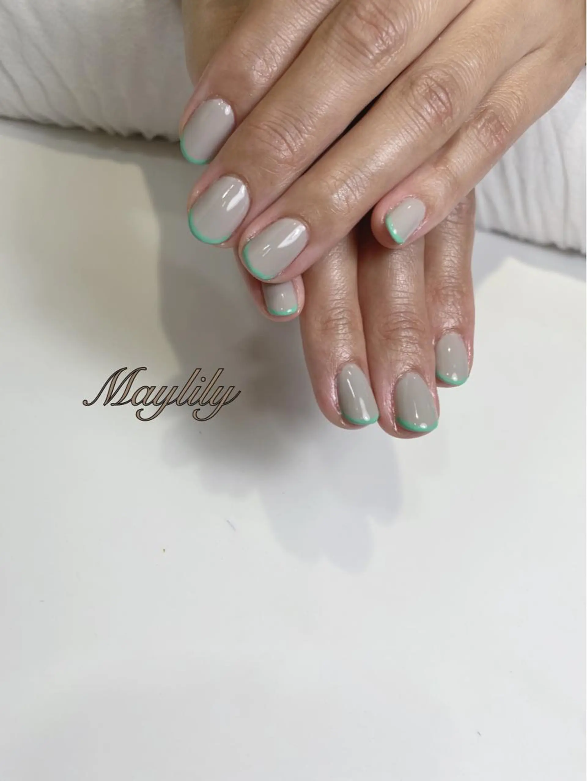ネイル フレンチネイル 持ち込み ハンドネイル Nail salon Maylily所属・Nail salon Maylilyのネイルデザイン