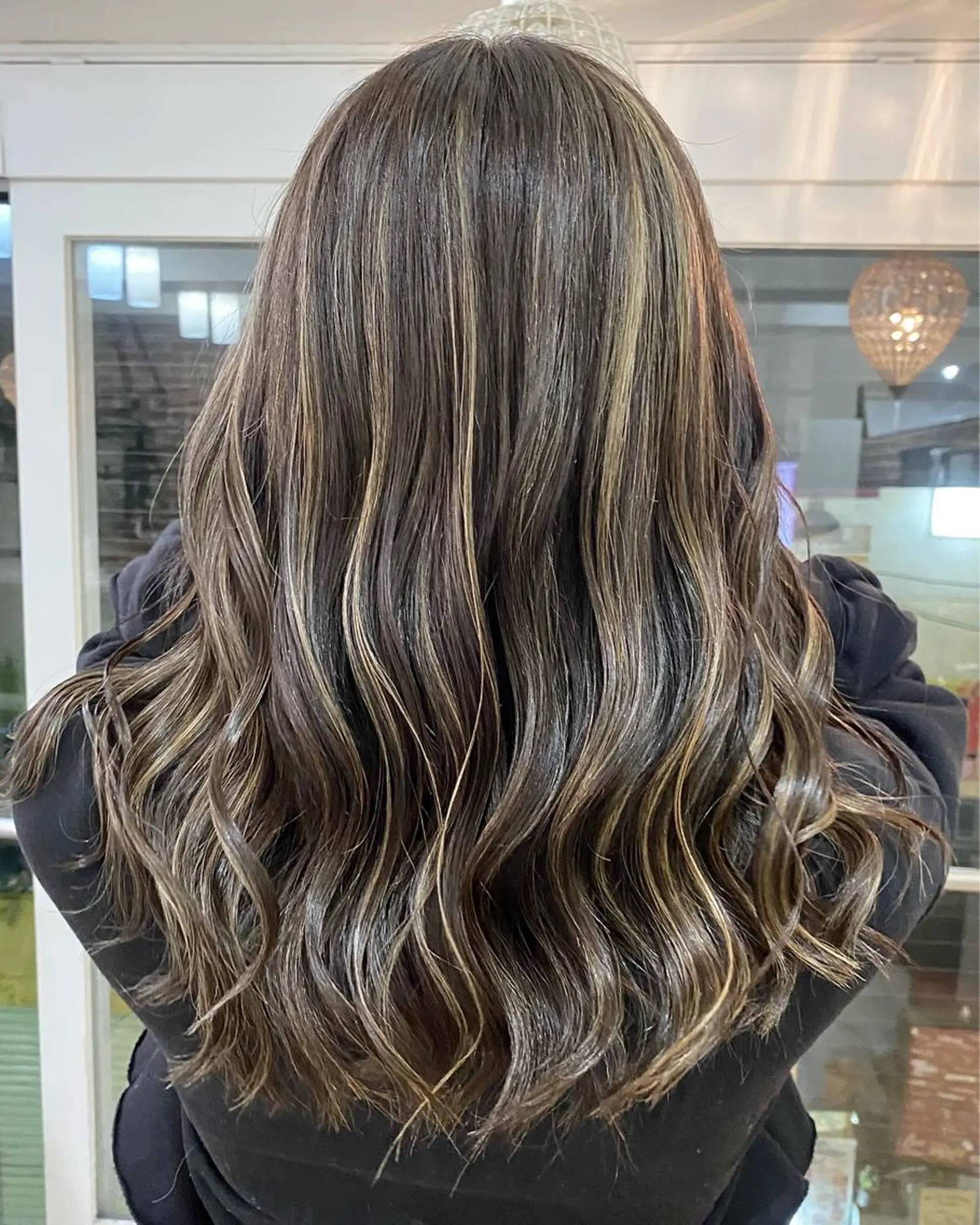 セミロング カラー ヘアアレンジ 久米 治仁のヘアスタイル