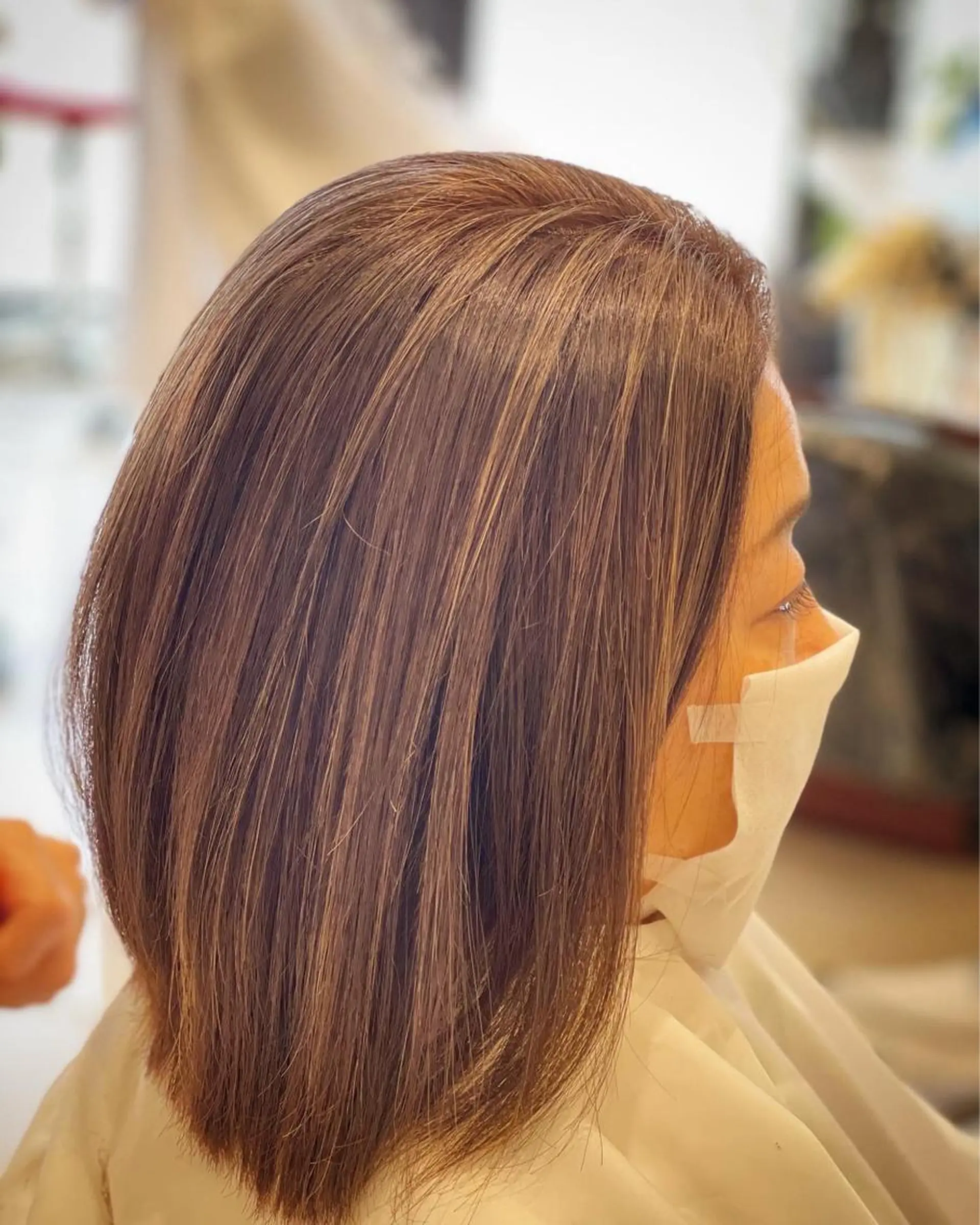 ミディアム ハイライト カット ヘアカラー トリートメント KIZUNA所属・KIZUNA キズナのヘアスタイル