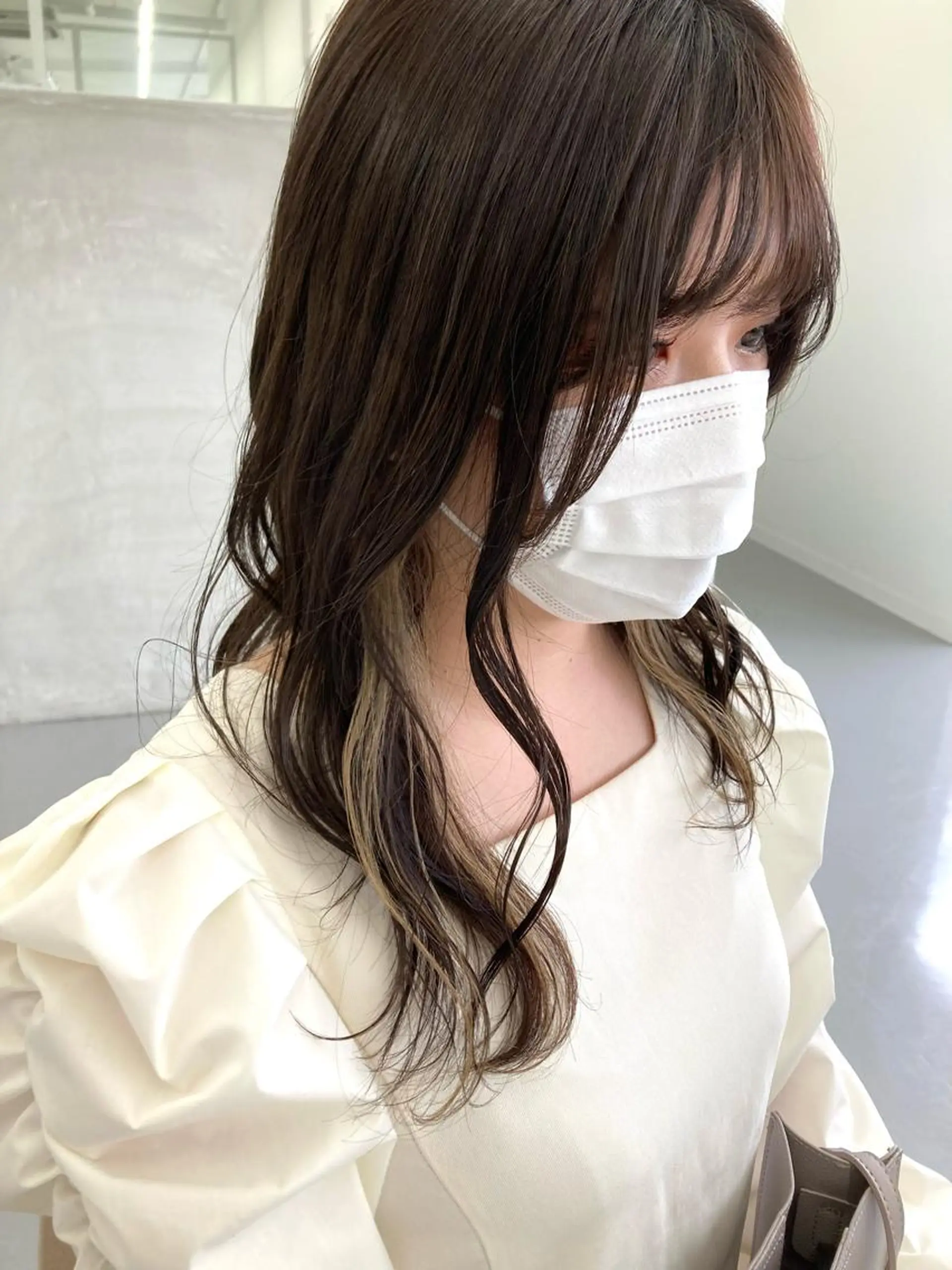 ロング 長谷川 未來のヘアスタイル