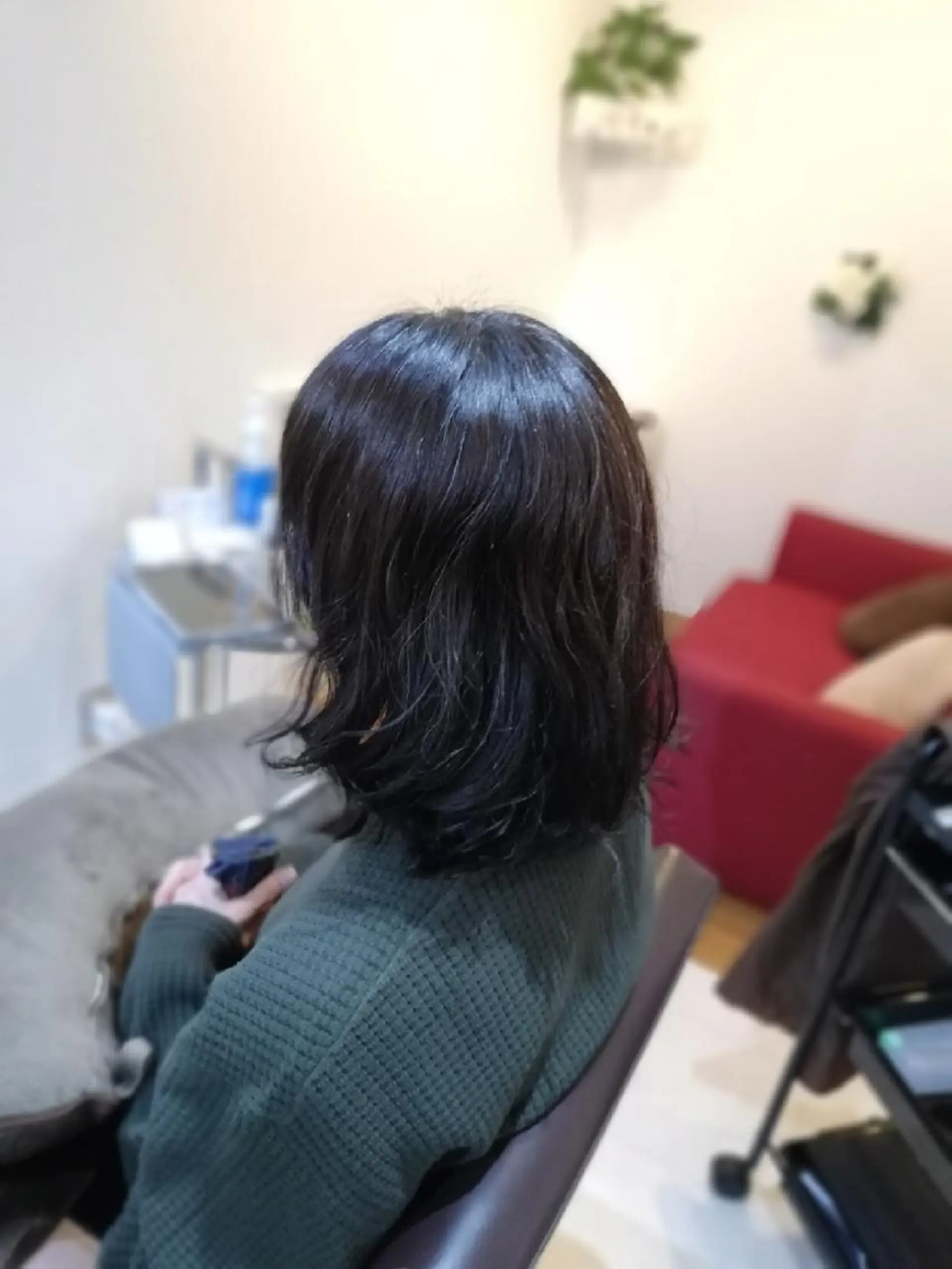 ミディアム パーマ カット パーマ 北林 弘展のヘアスタイル