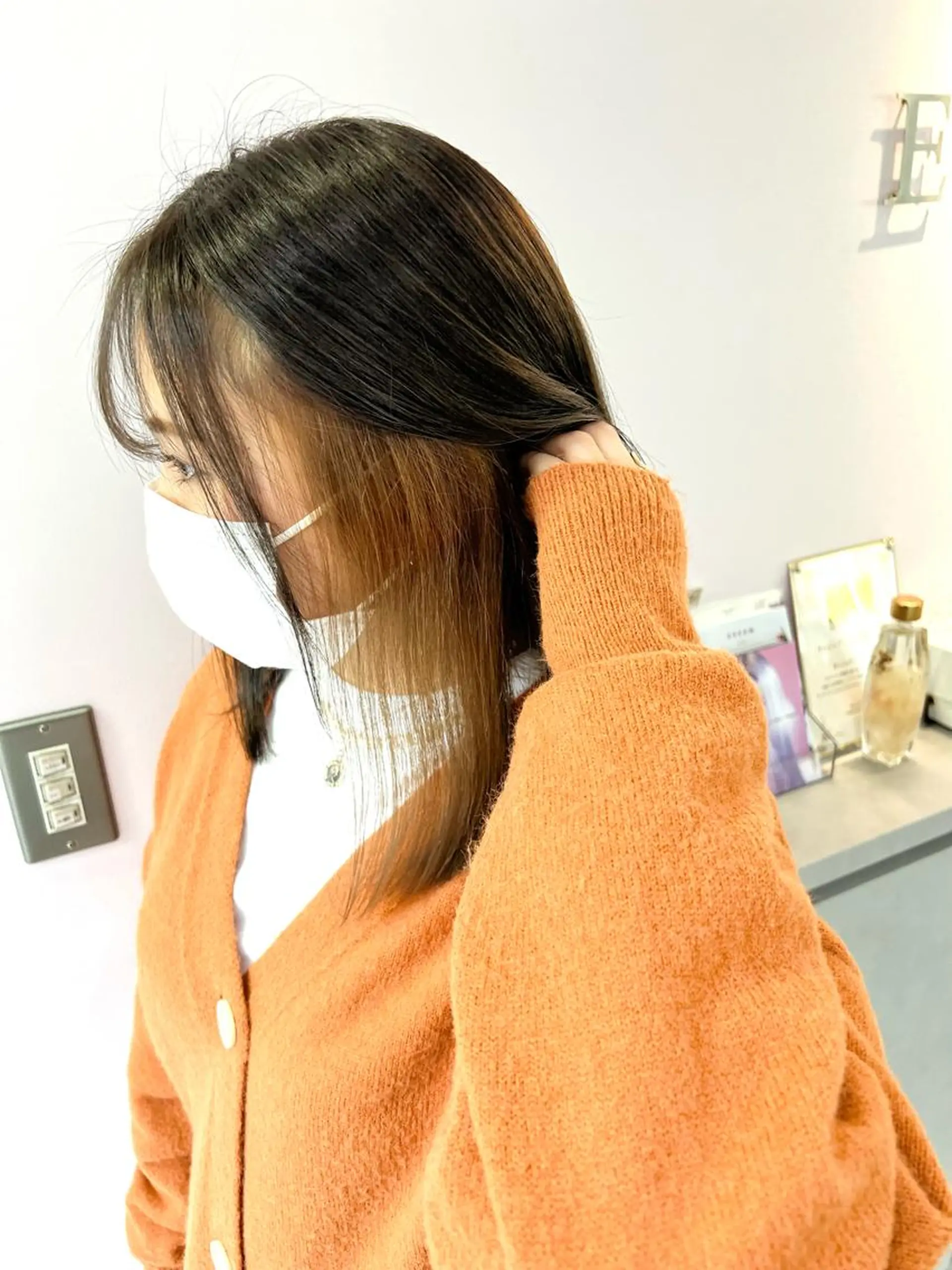 ミディアム Eleanor 池袋 ミカのヘアスタイル