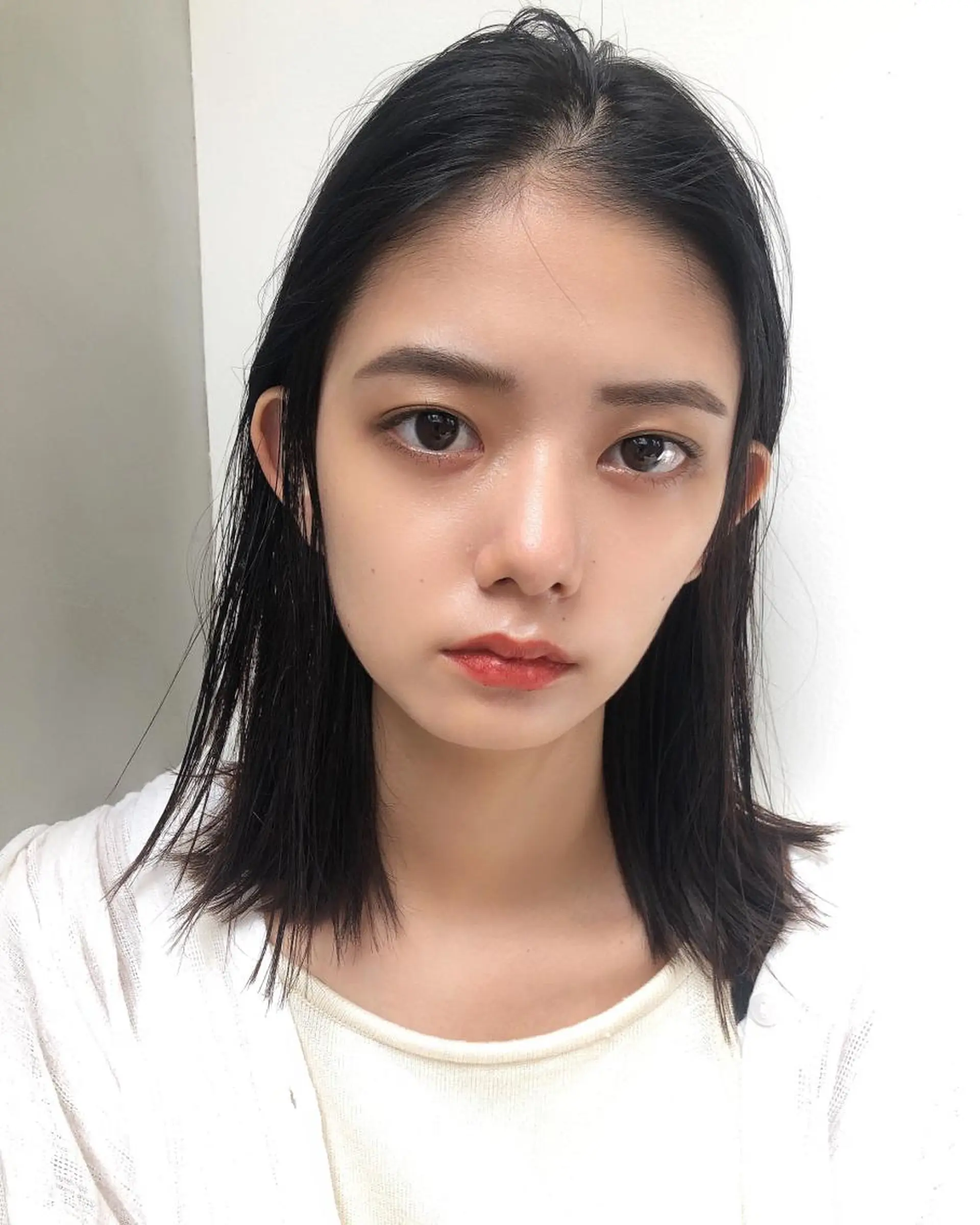 ミディアム カラー 遠藤 眞実のヘアスタイル