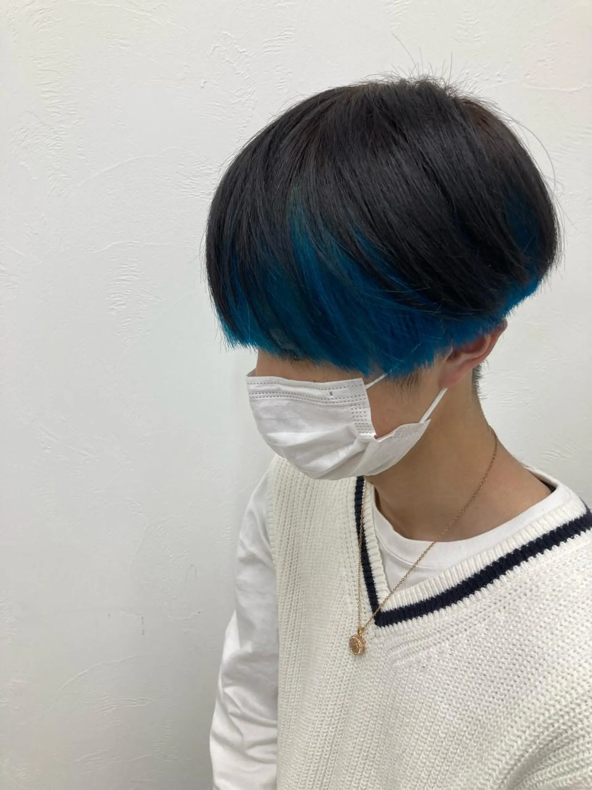 ショート カラー メンズ ダブルカラー ヘアカラー 新田龍之輔 →メンズ／派手髪のヘアスタイル