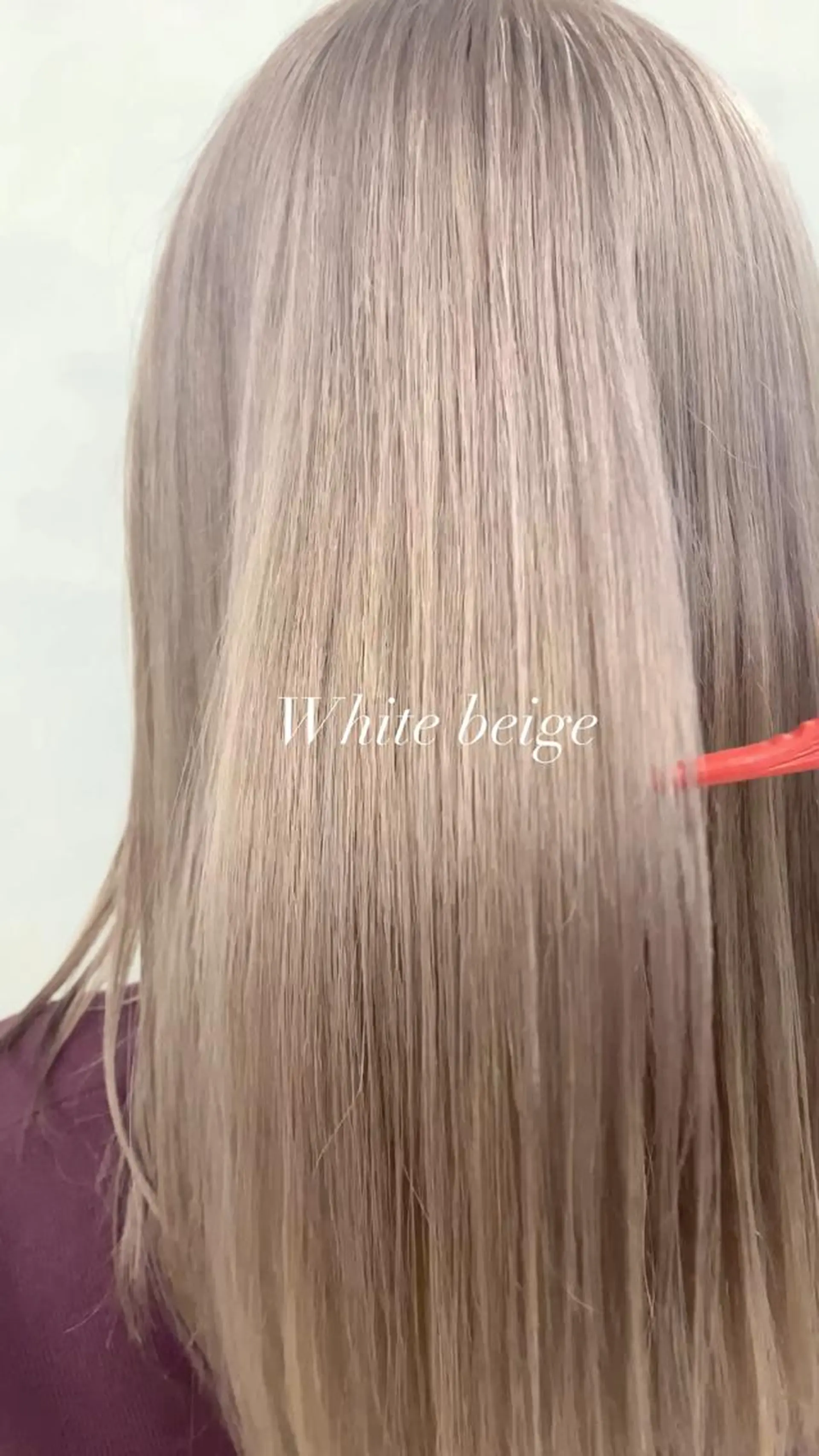 ミディアム カラー ハイトーン特化サロン 代表　中谷蓮のヘアスタイル